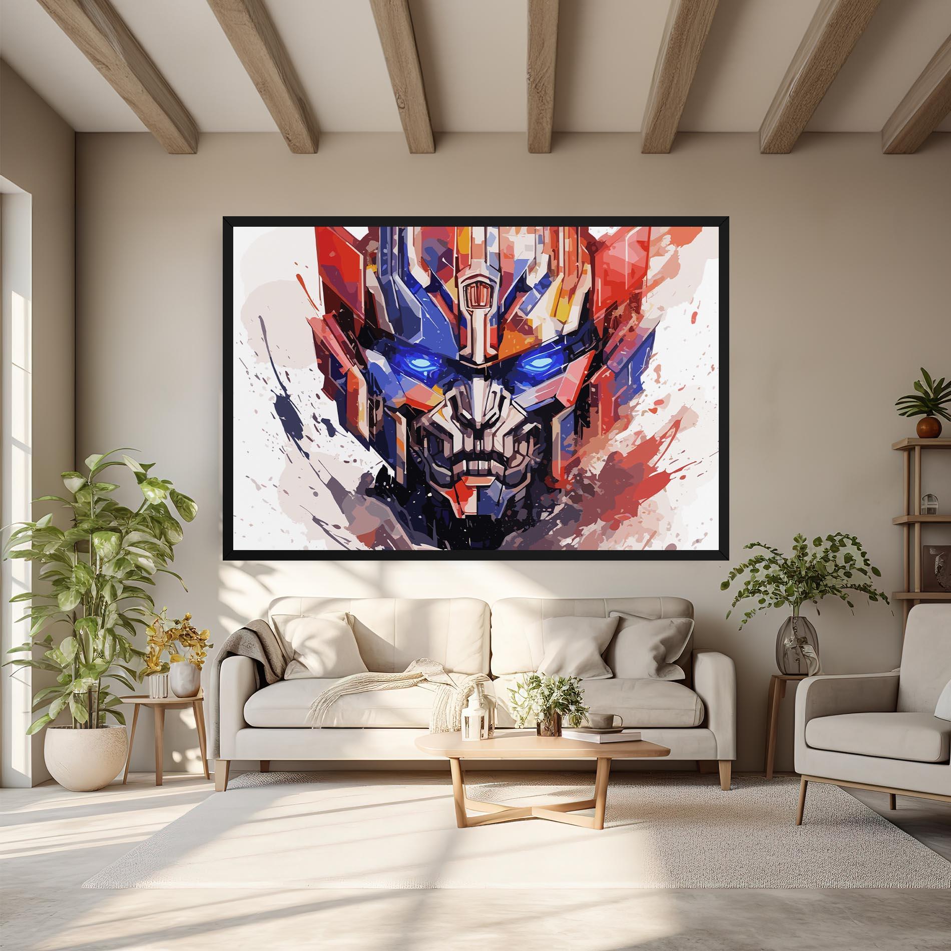 Vászonkép Optimus Prime Art mockup 6
