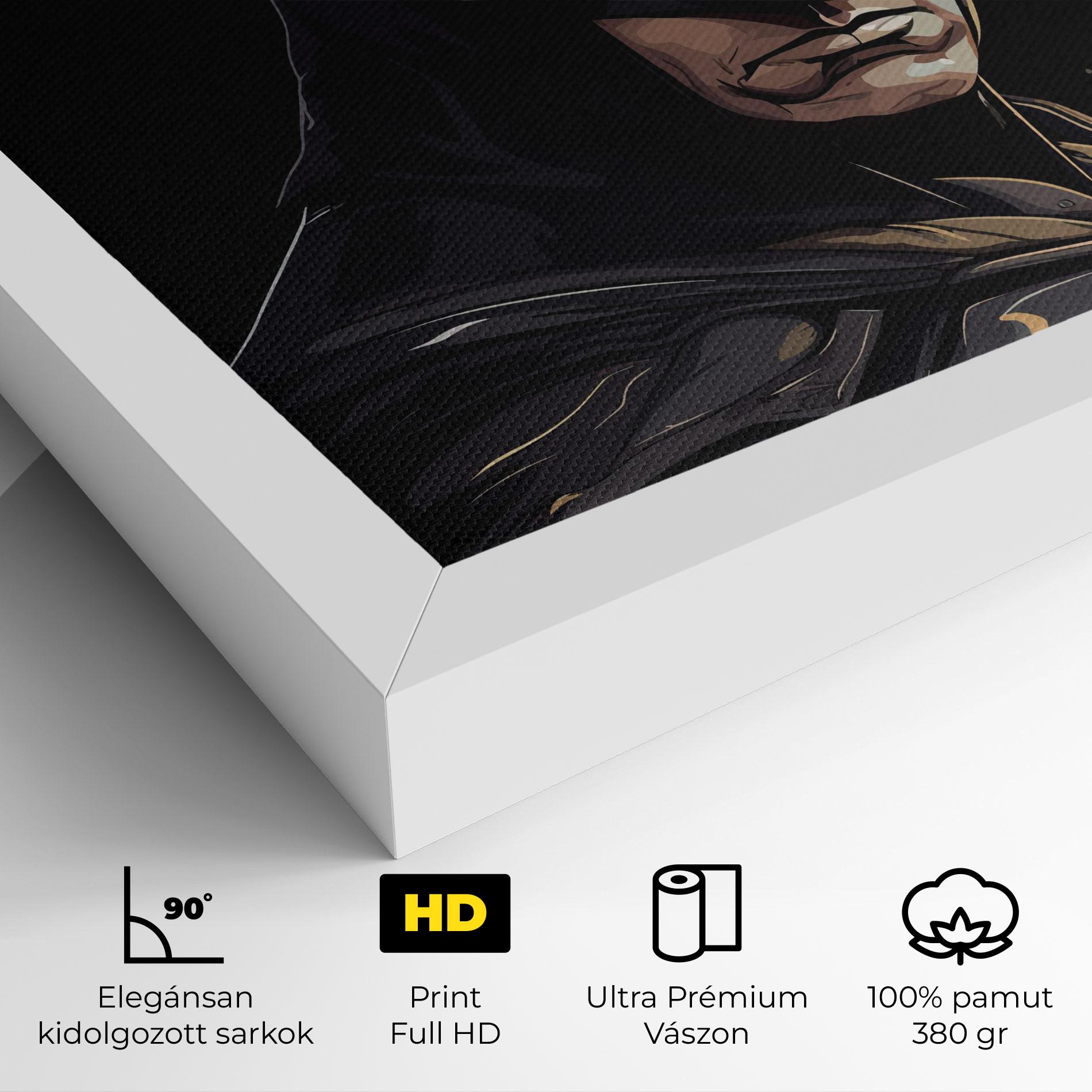 Vászonkép Angry Batman mockup 4