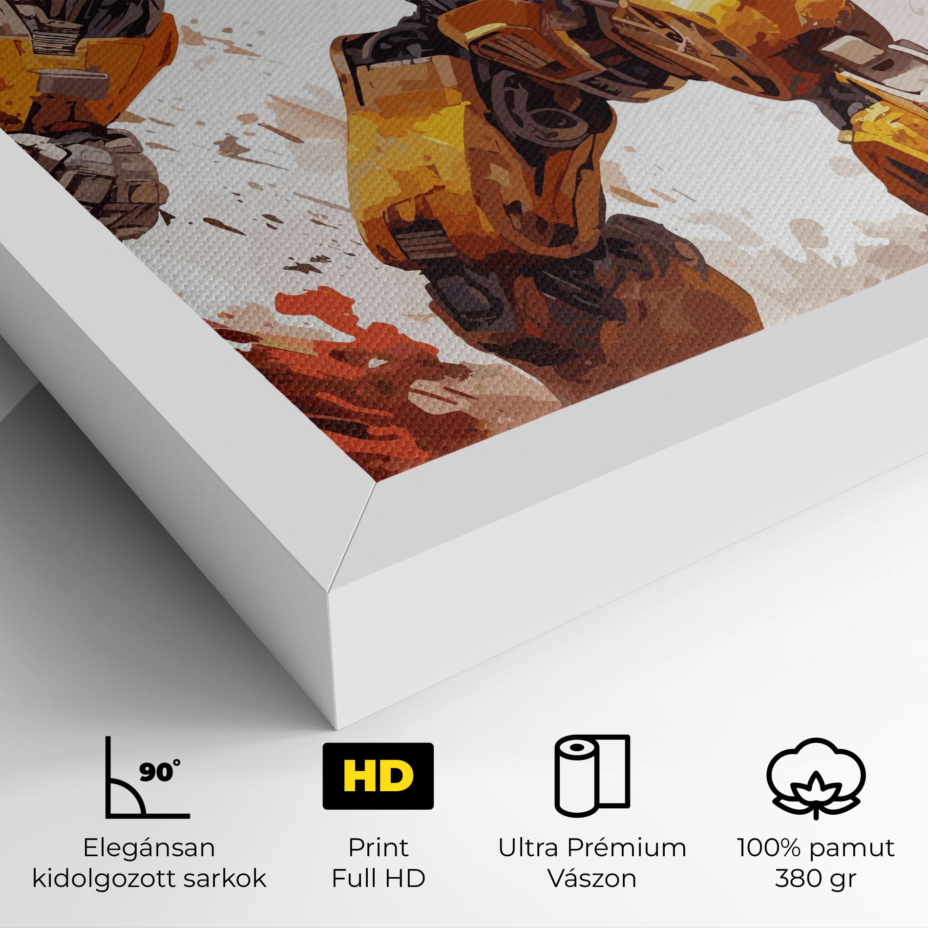 Vászonkép Battle Machine mockup 4