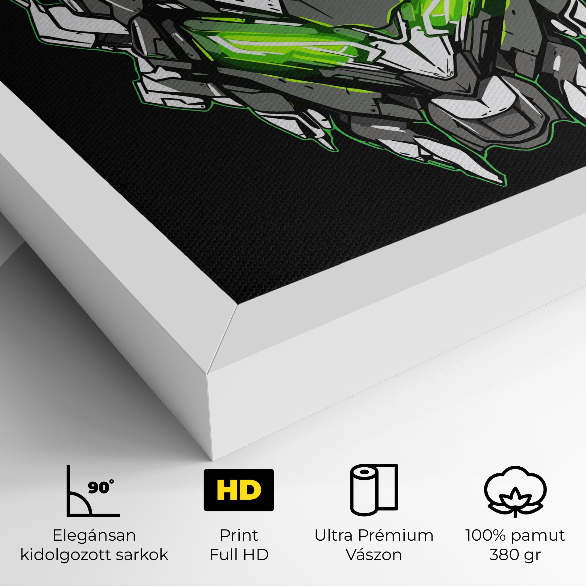 Vászonkép Neon Transformer mockup 4