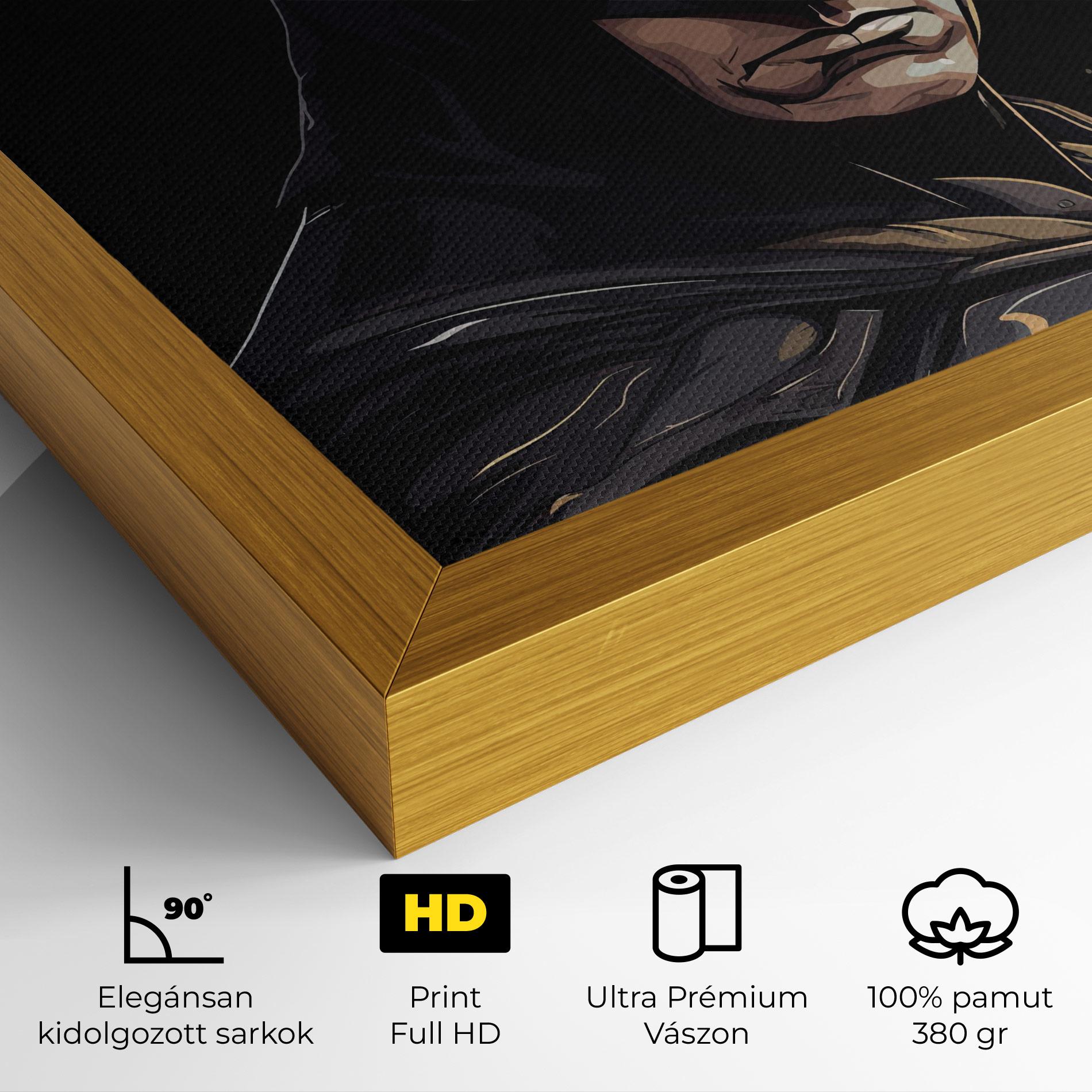Vászonkép Angry Batman mockup 4