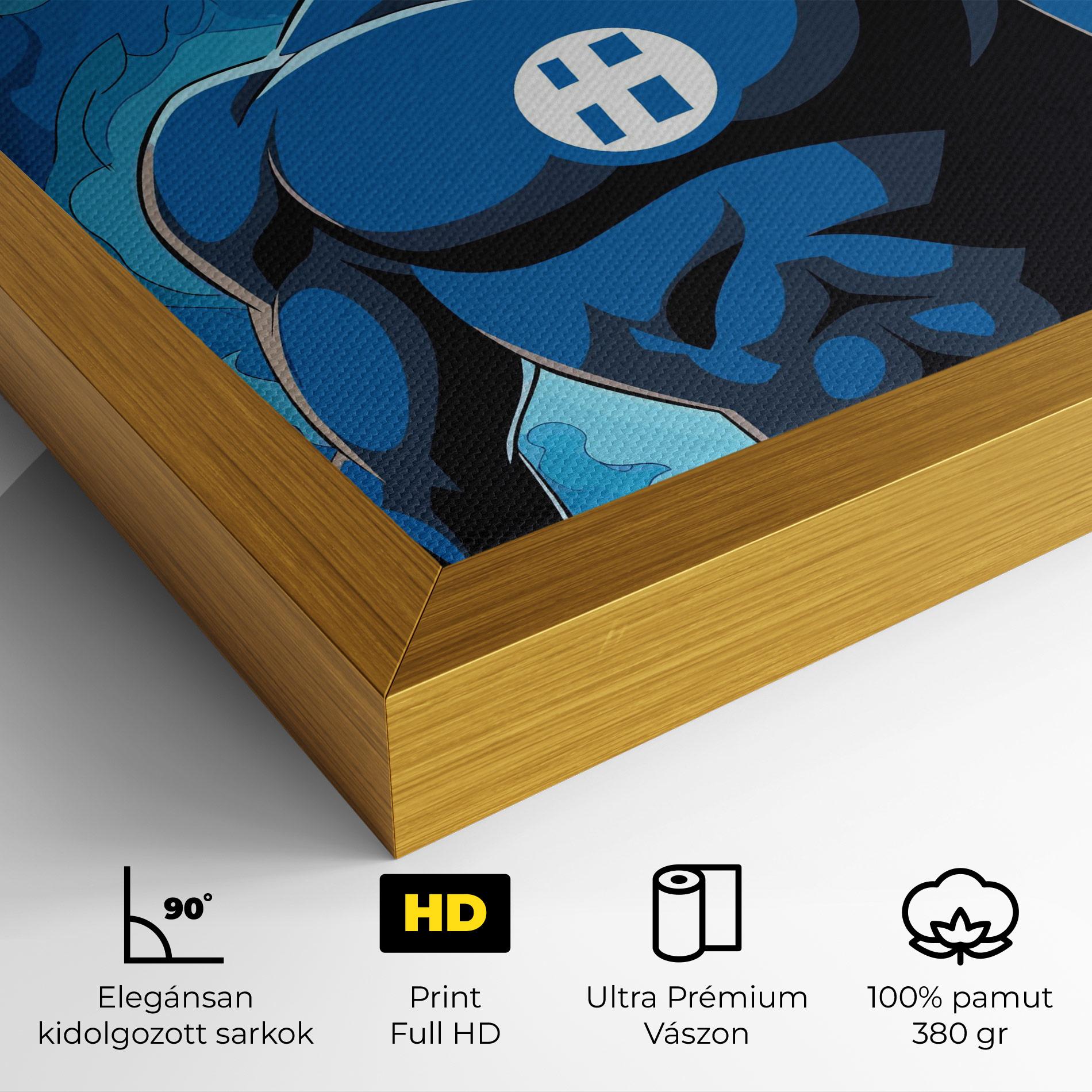 Vászonkép Blue Hero mockup 4