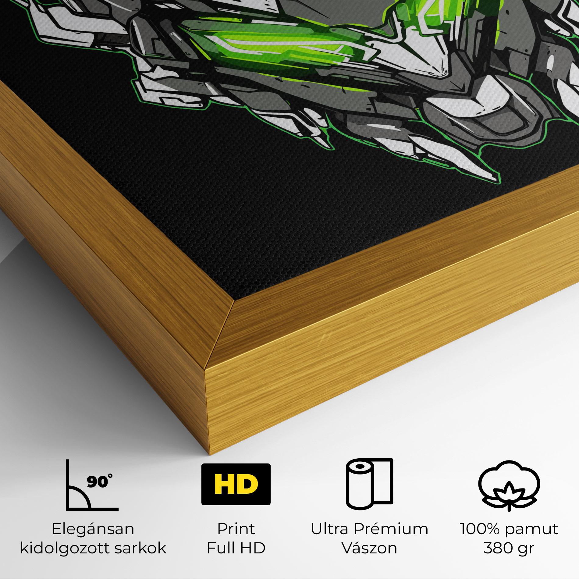 Vászonkép Neon Transformer mockup 4