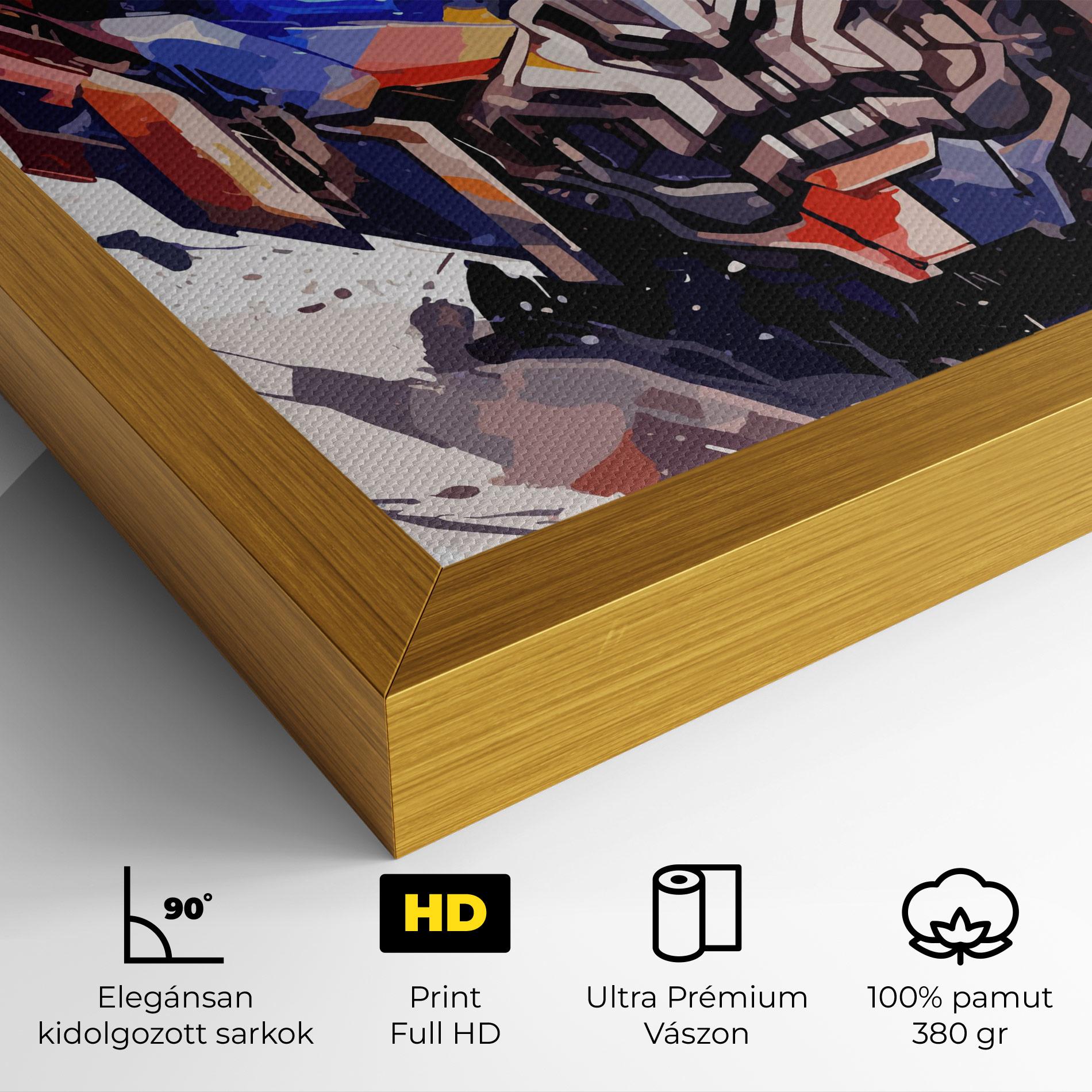 Vászonkép Optimus Prime Art mockup 4