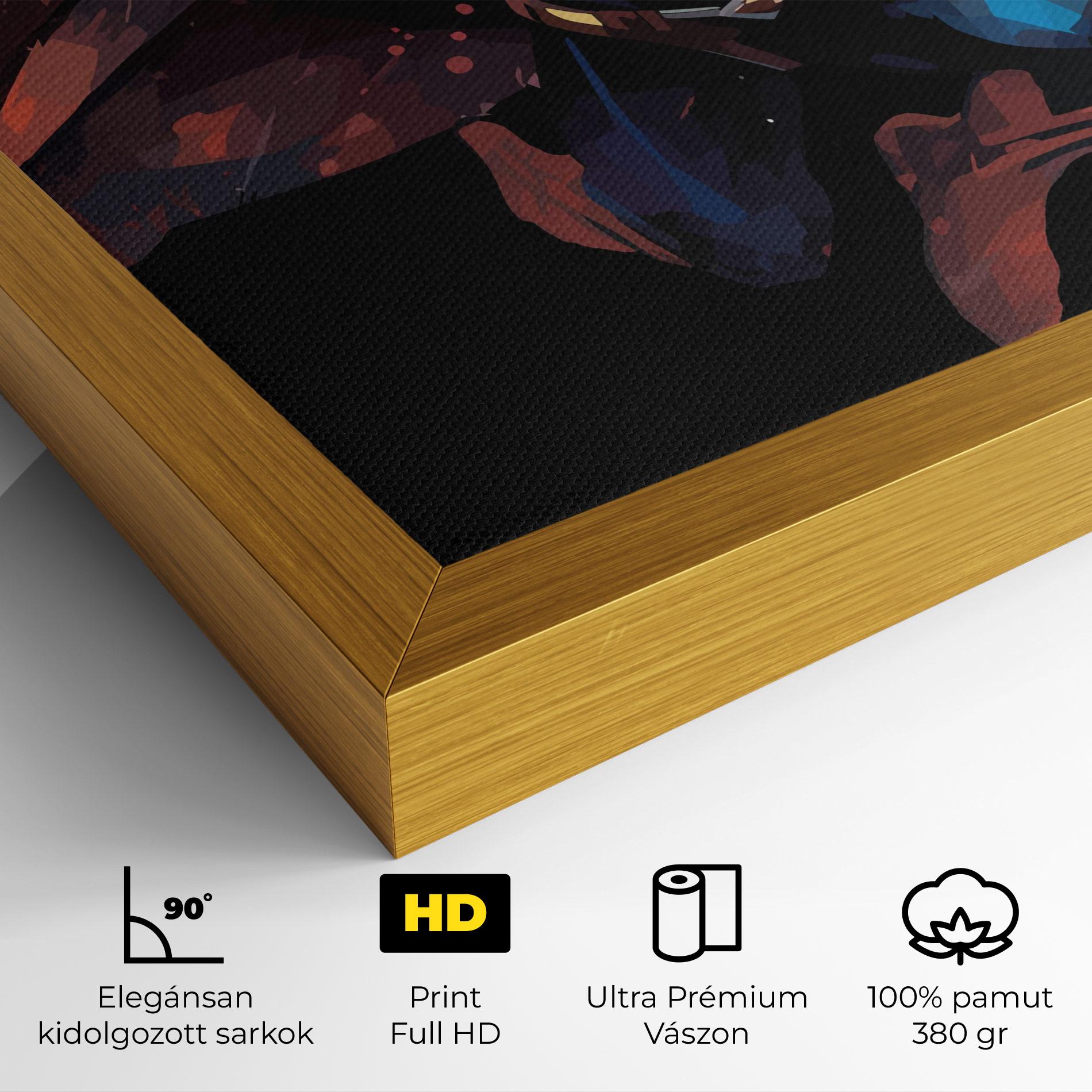 Vászonkép Superman Jump mockup 4