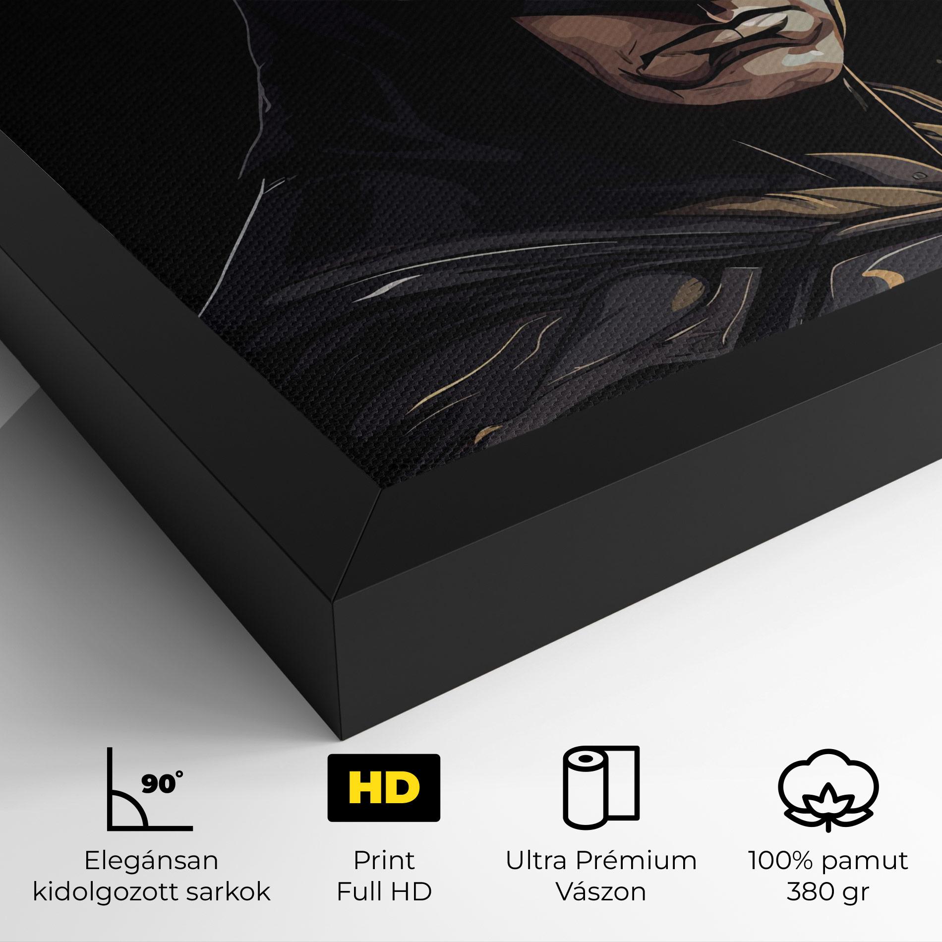 Vászonkép Angry Batman mockup 4