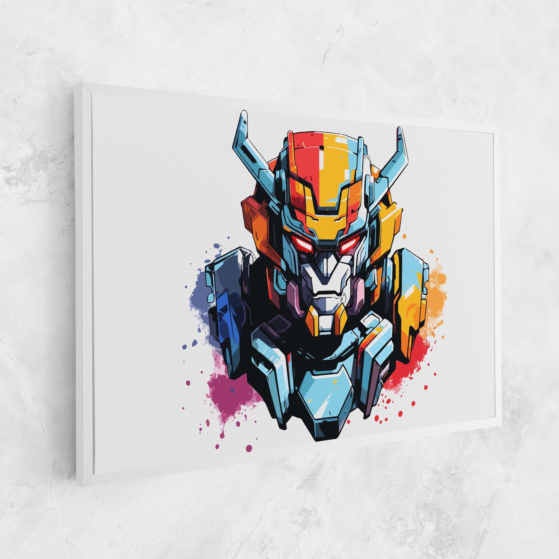 Vászonkép Colorful Robot mockup 1