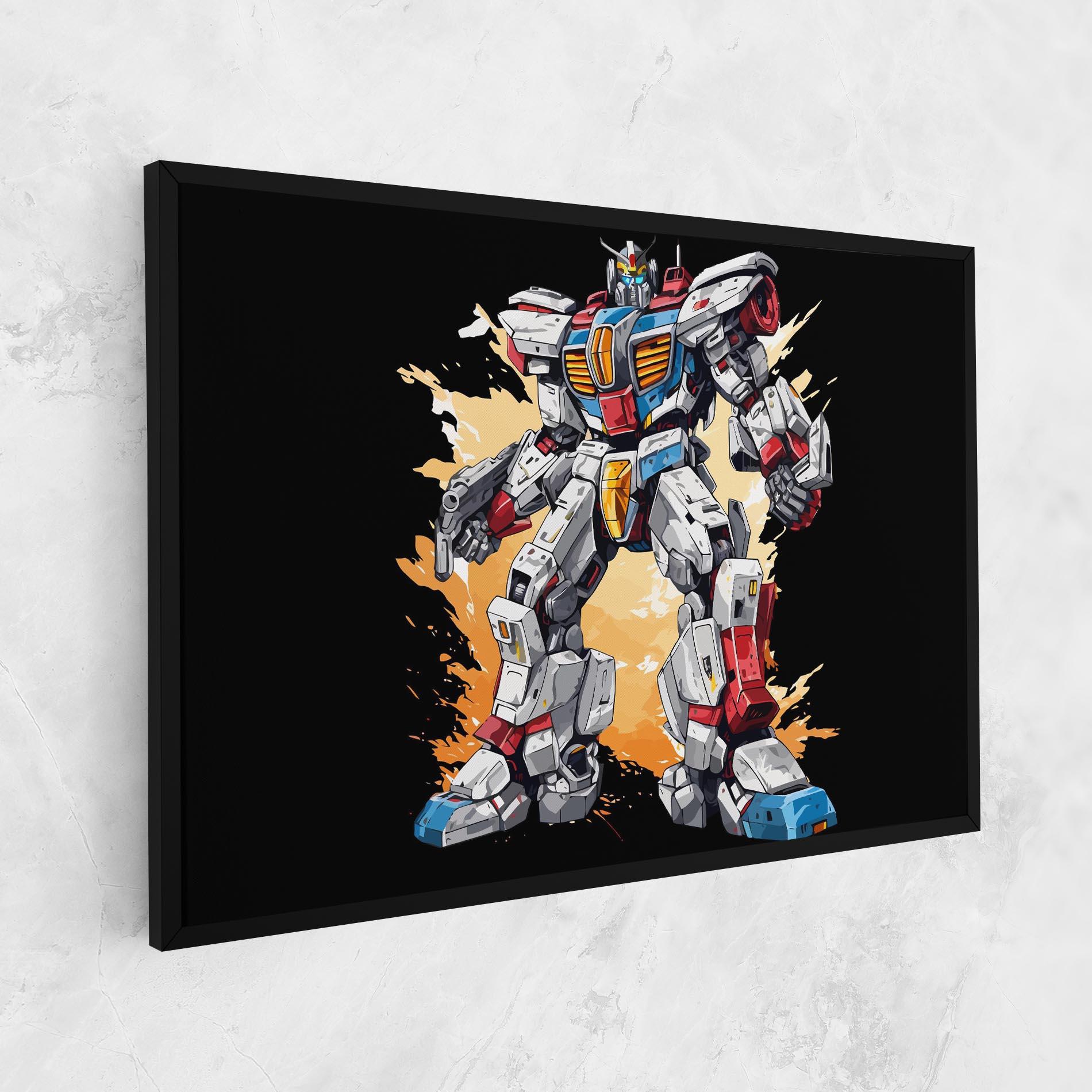 Vászonkép Crazy Robot mockup 1