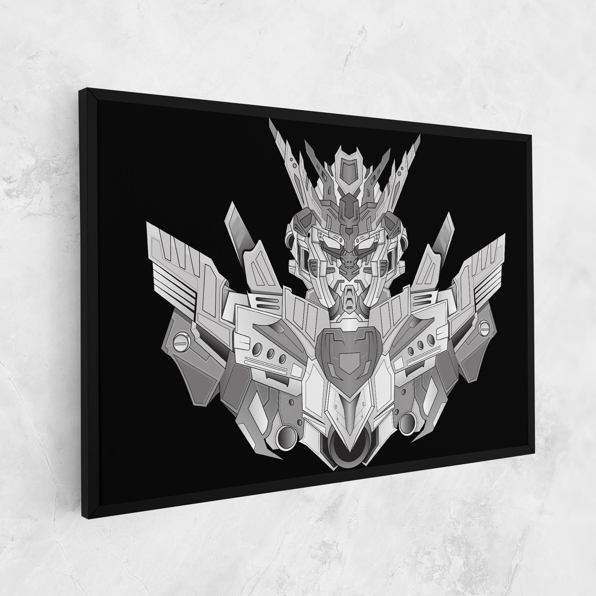 Vászonkép Grey Robot mockup 1