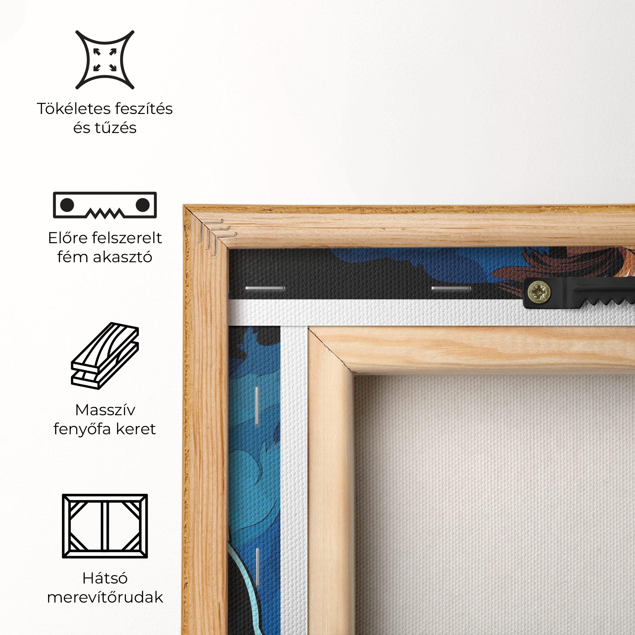 Vászonkép Blue Hero mockup 5