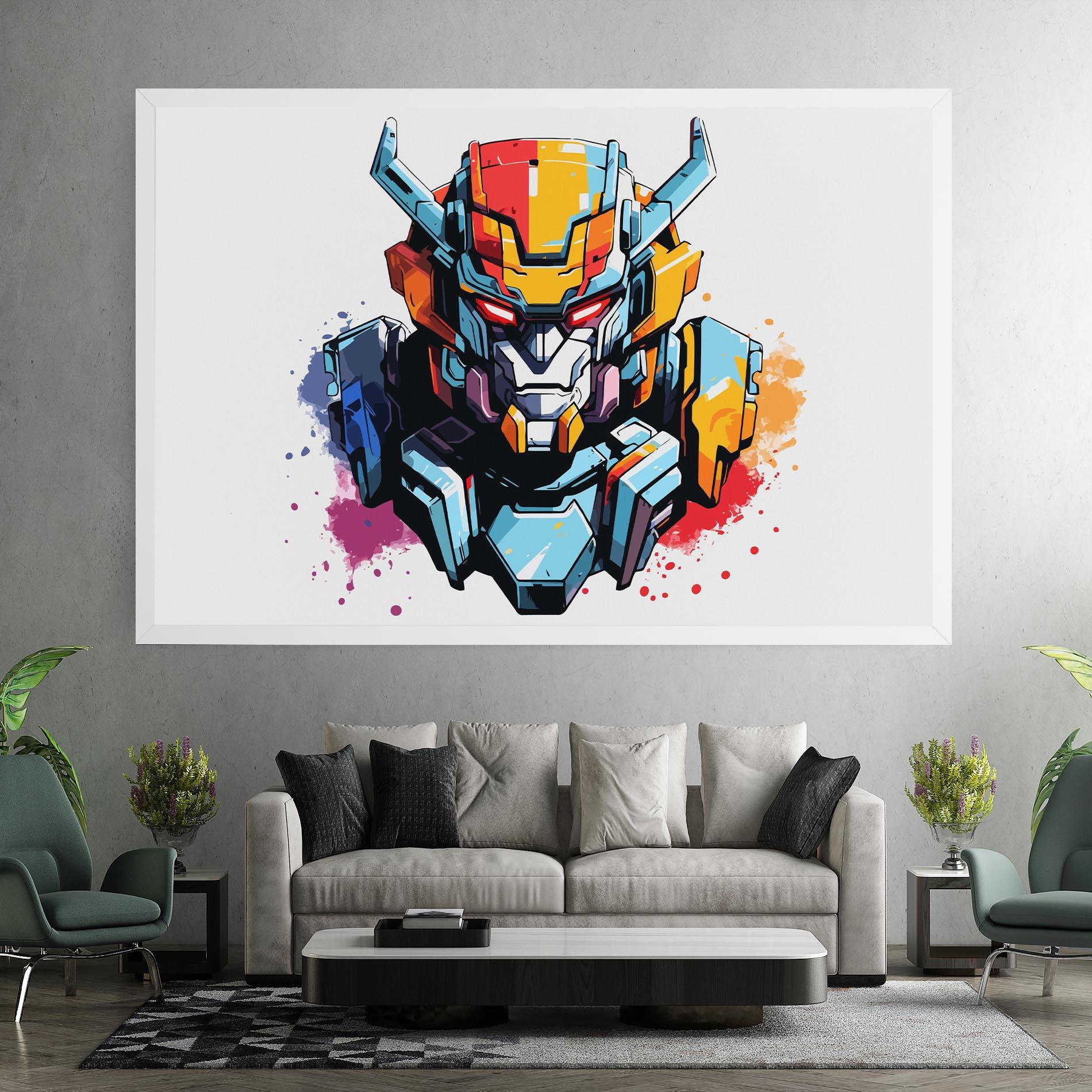 Vászonkép Colorful Robot mockup 7