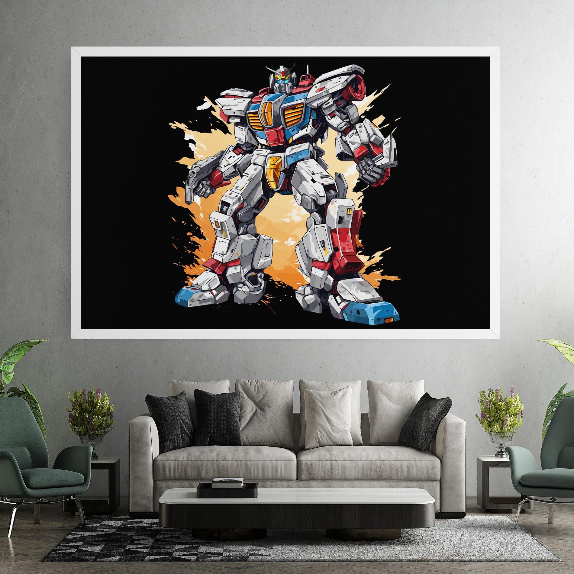 Vászonkép Crazy Robot mockup 7