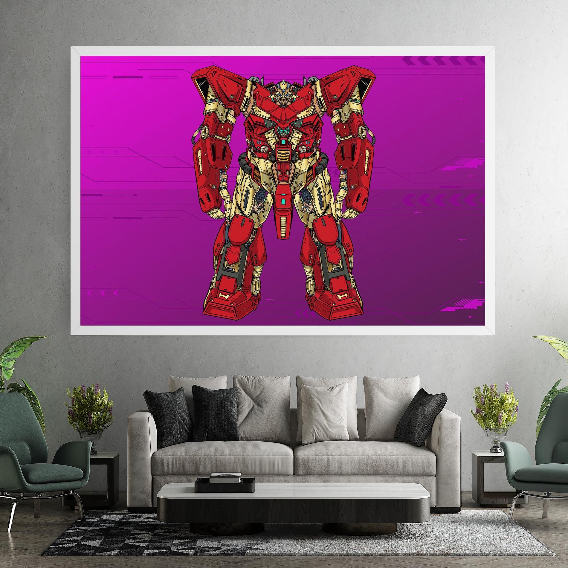 Red Cream Robot mockup 7