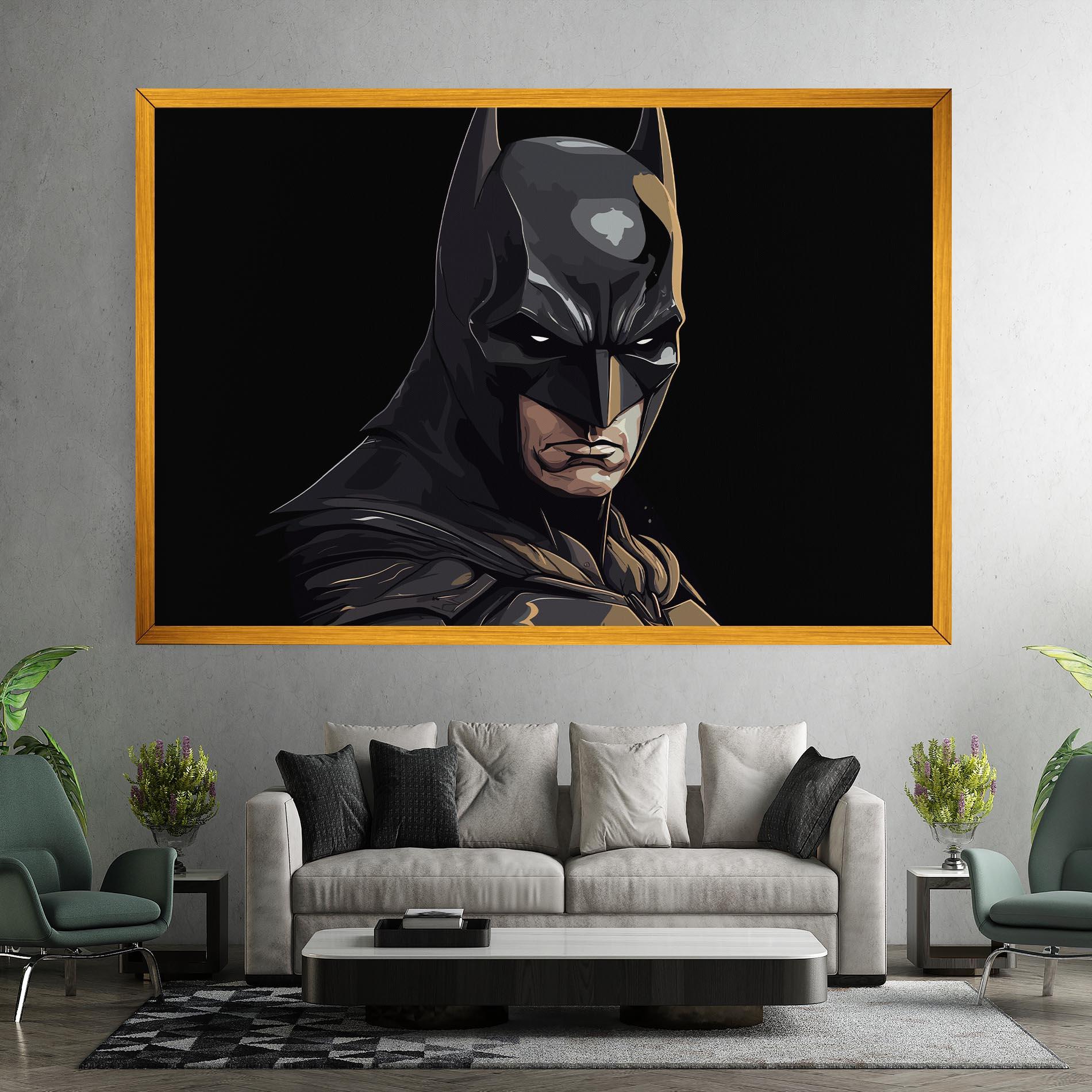 Vászonkép Angry Batman mockup 7