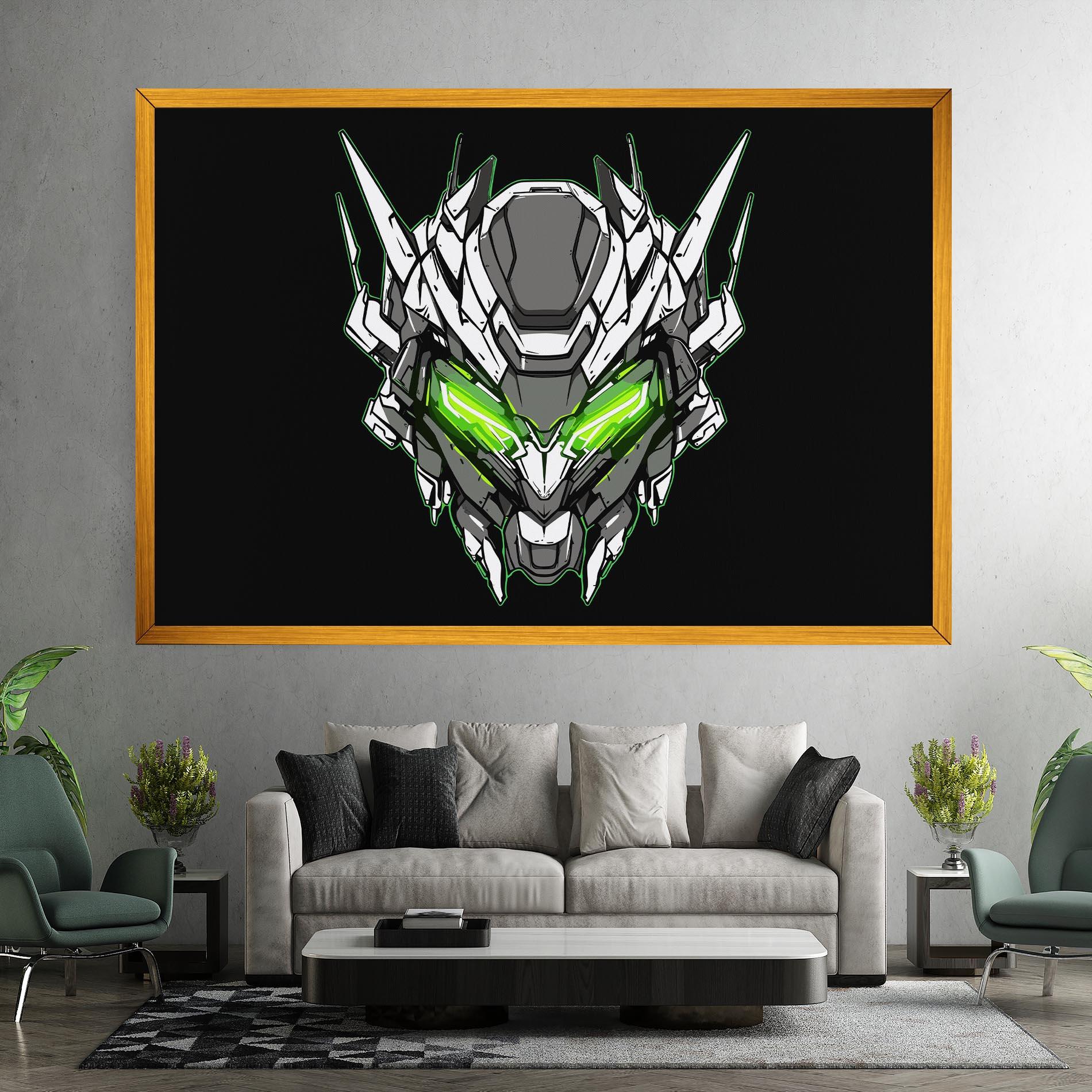 Vászonkép Neon Transformer mockup 7