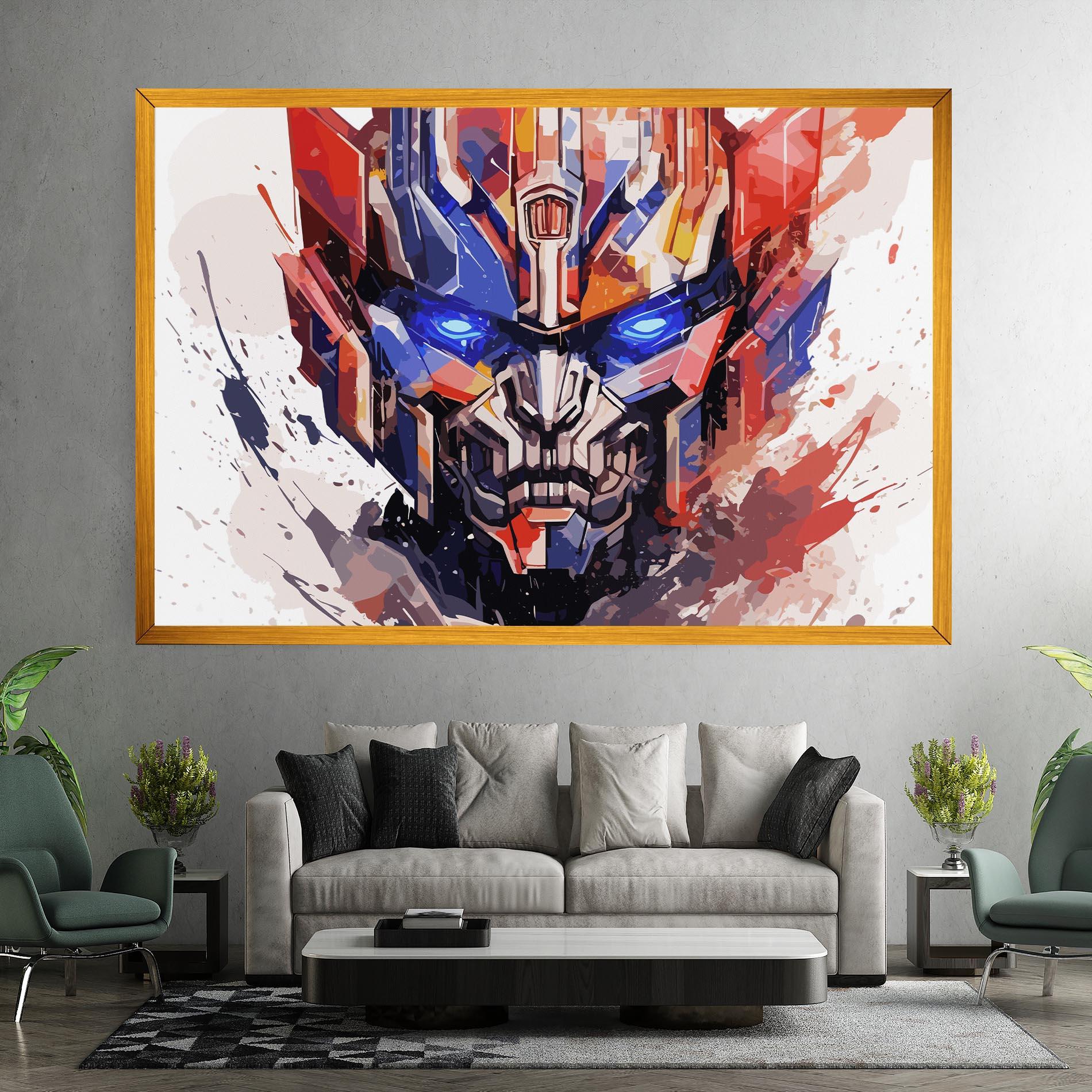 Vászonkép Optimus Prime Art mockup 7