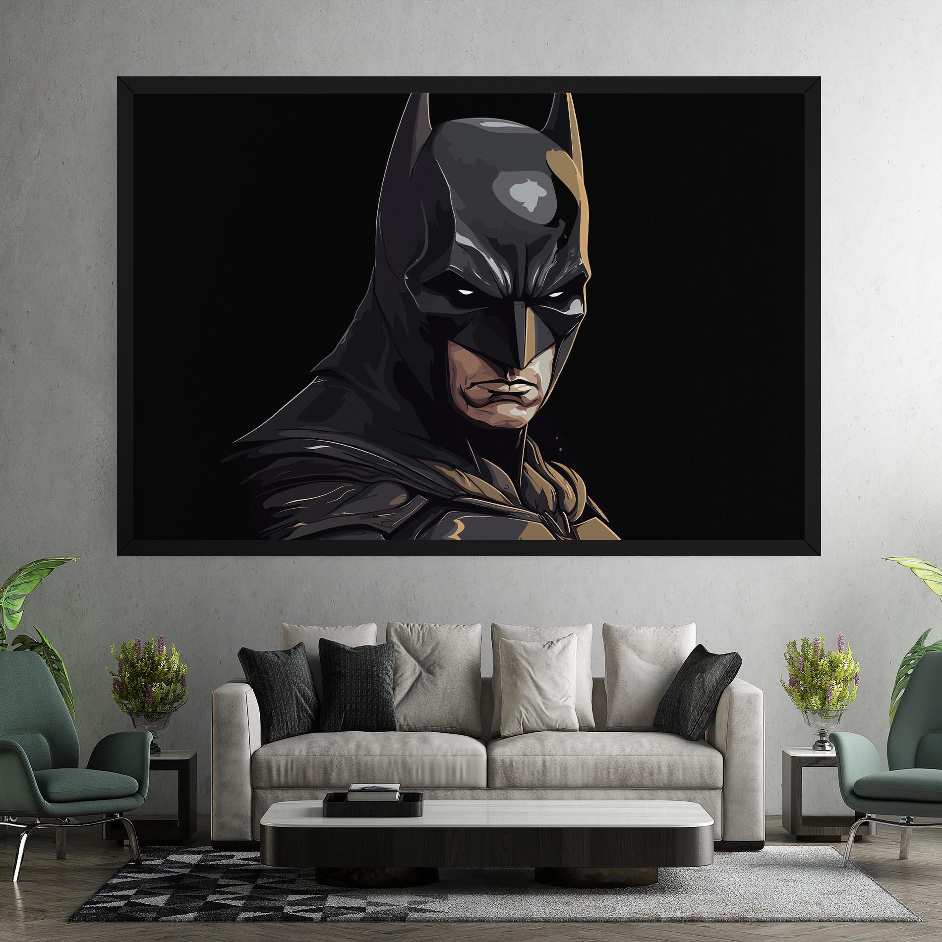 Vászonkép Angry Batman mockup 7