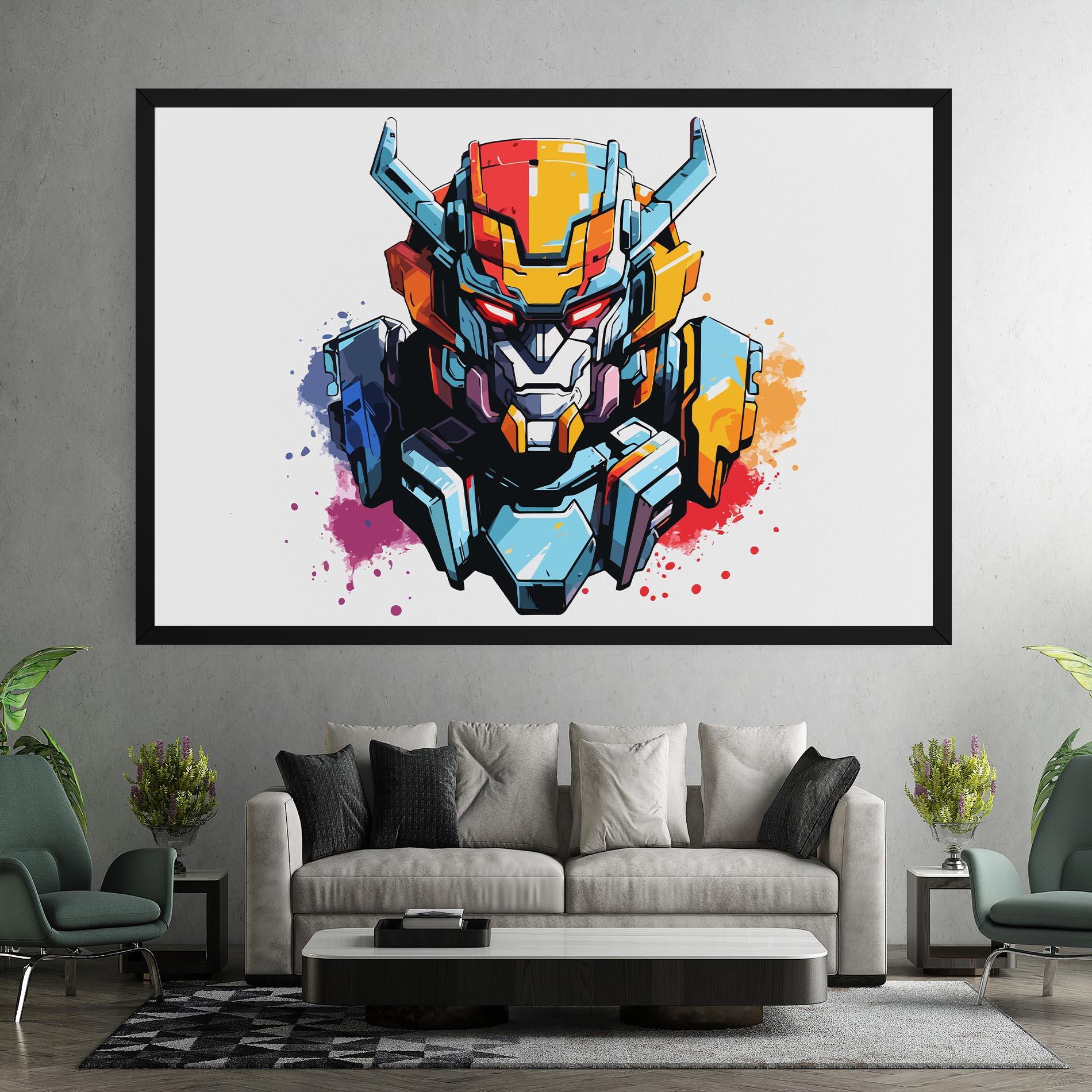 Vászonkép Colorful Robot mockup 7