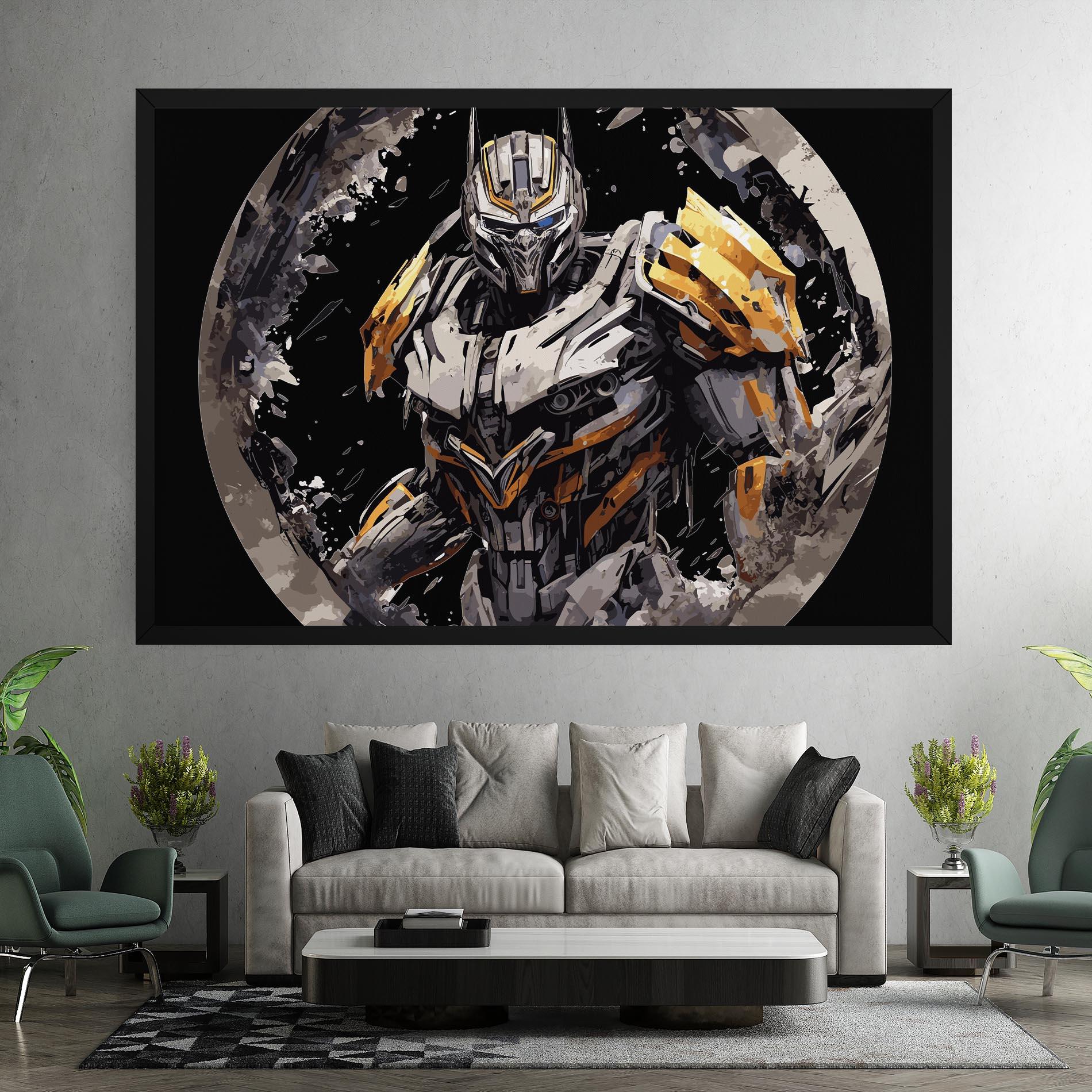 Vászonkép Grey Transformers mockup 7