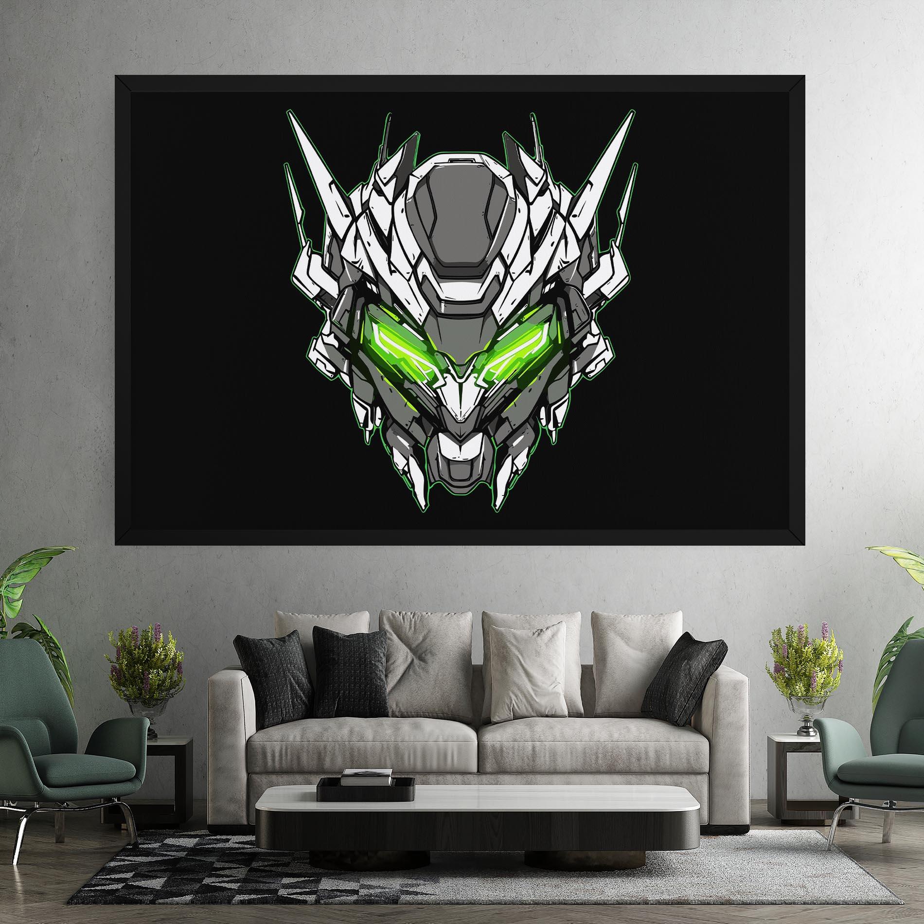 Vászonkép Neon Transformer mockup 7