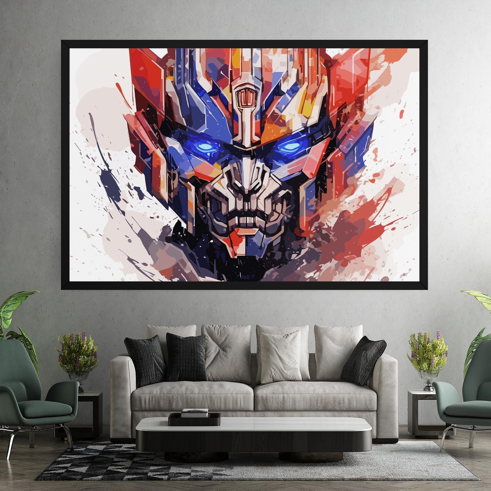 Vászonkép Optimus Prime Art mockup 7