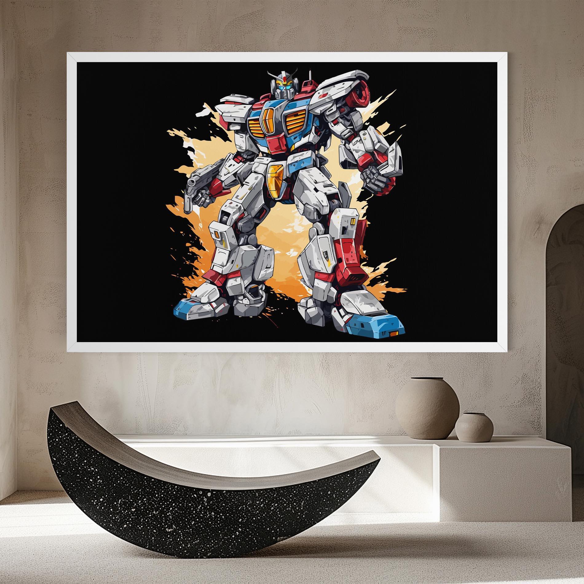 Vászonkép Crazy Robot mockup 8