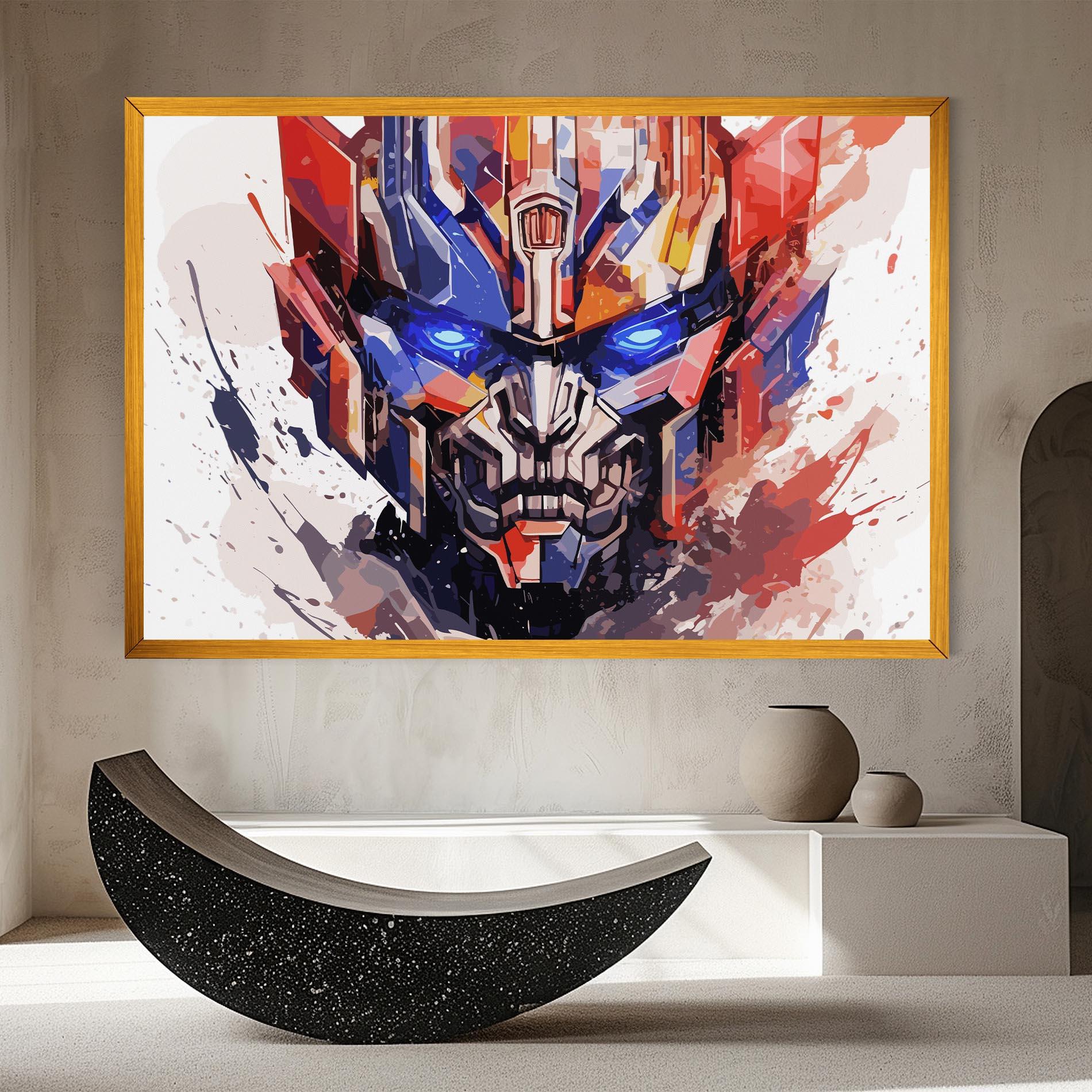 Vászonkép Optimus Prime Art mockup 8