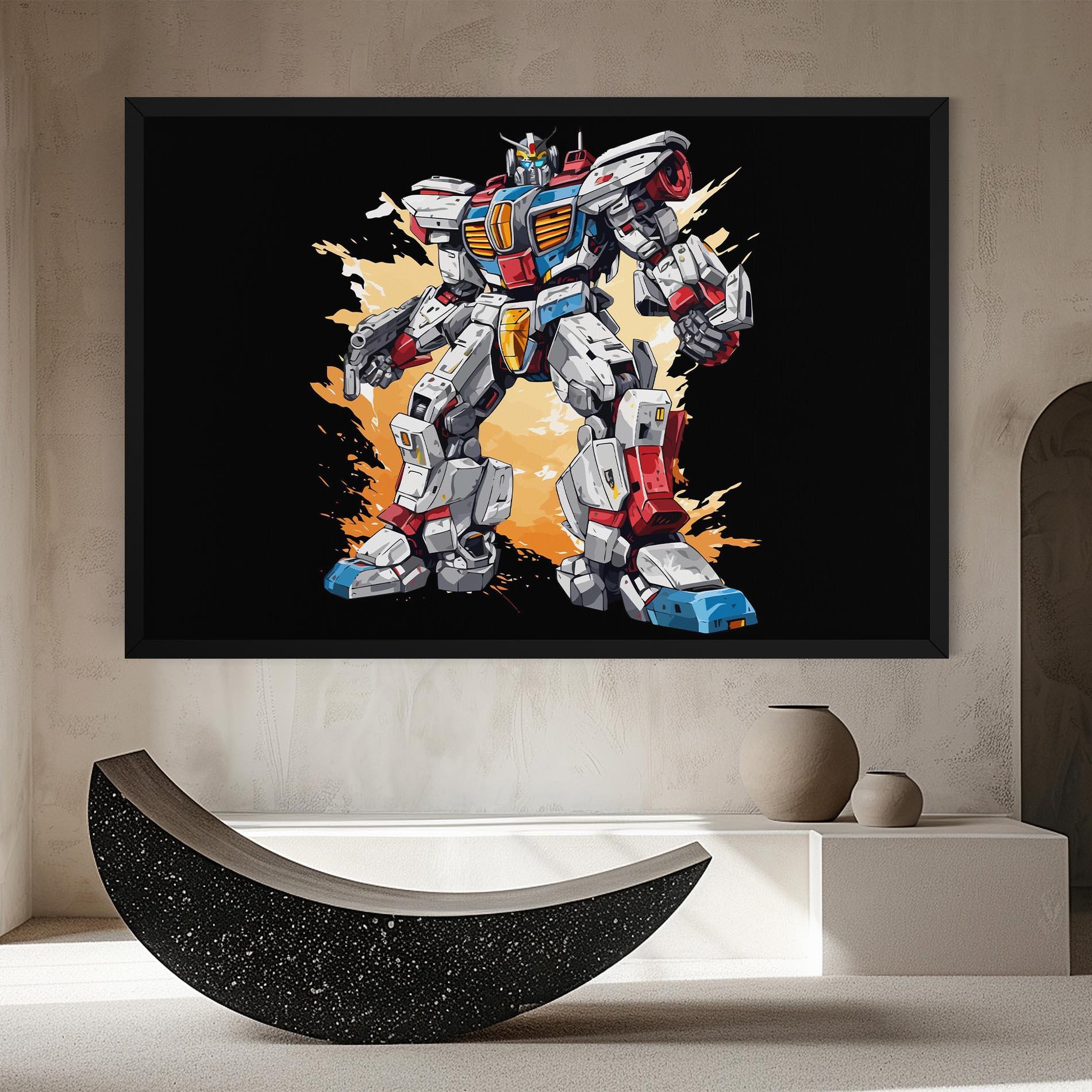 Vászonkép Crazy Robot mockup 8