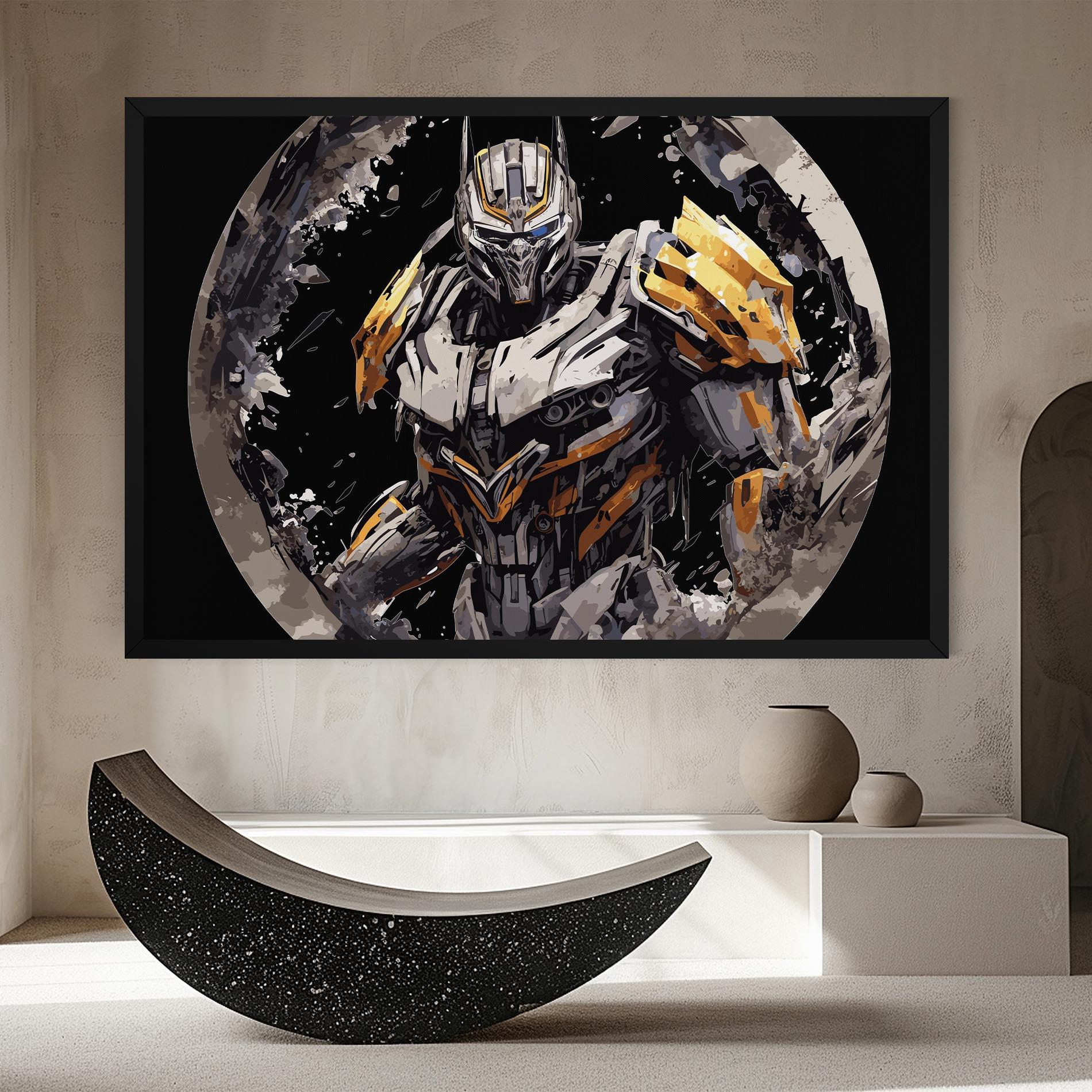Vászonkép Grey Transformers mockup 8