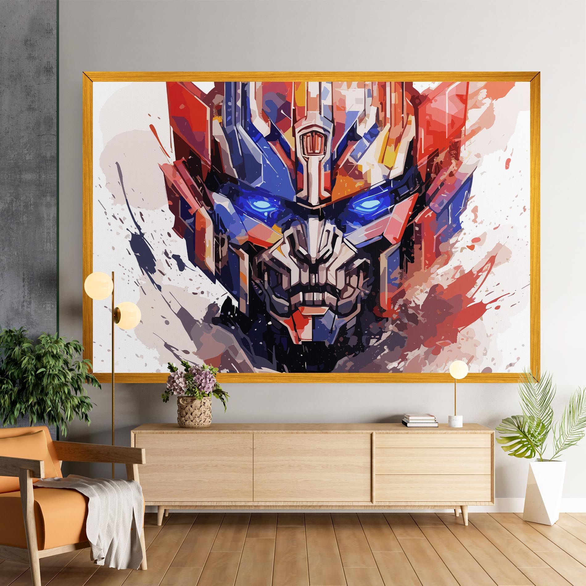 Optimus Prime Art mockup 9