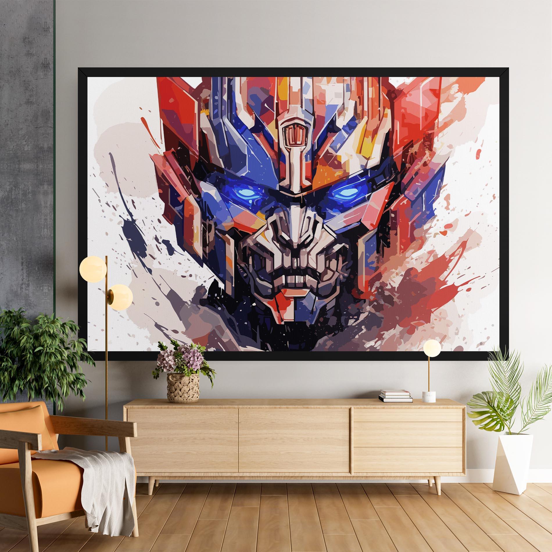 Vászonkép Optimus Prime Art mockup 9