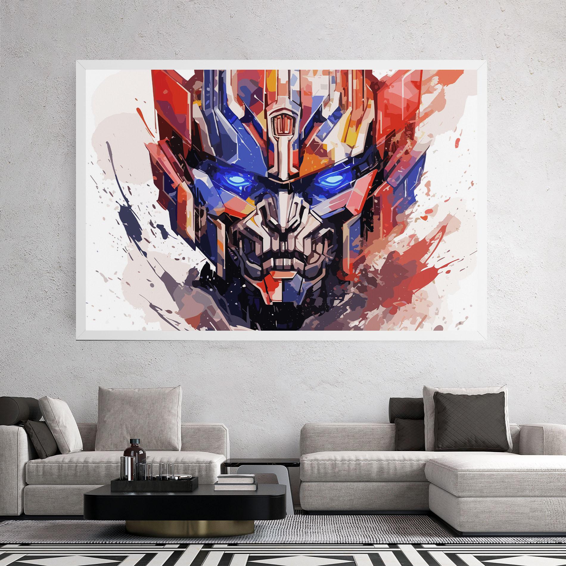 Vászonkép Optimus Prime Art mockup 2