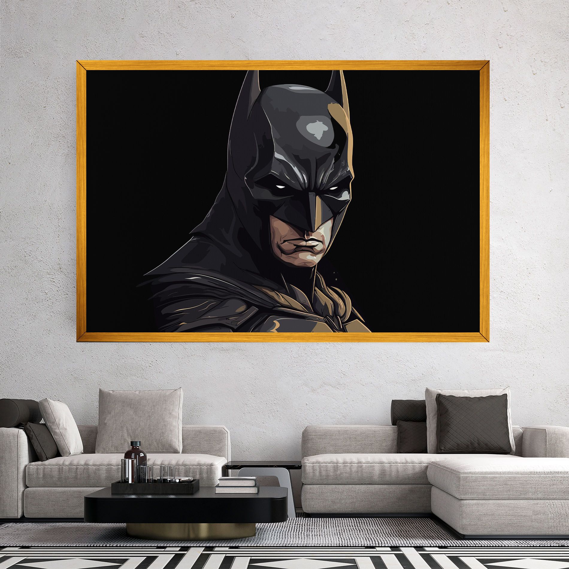 Angry Batman mockup 2