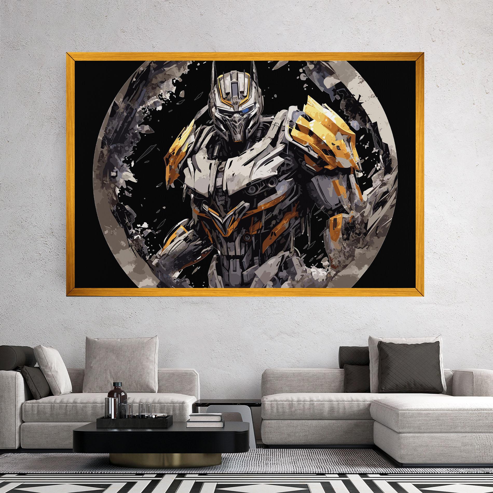 Vászonkép Grey Transformers mockup 2