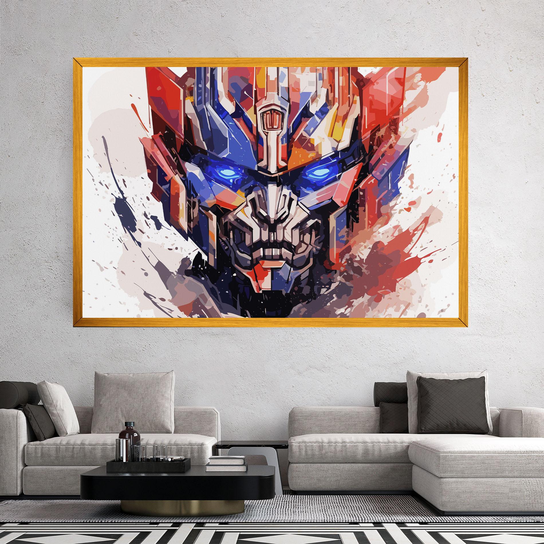 Vászonkép Optimus Prime Art mockup 2