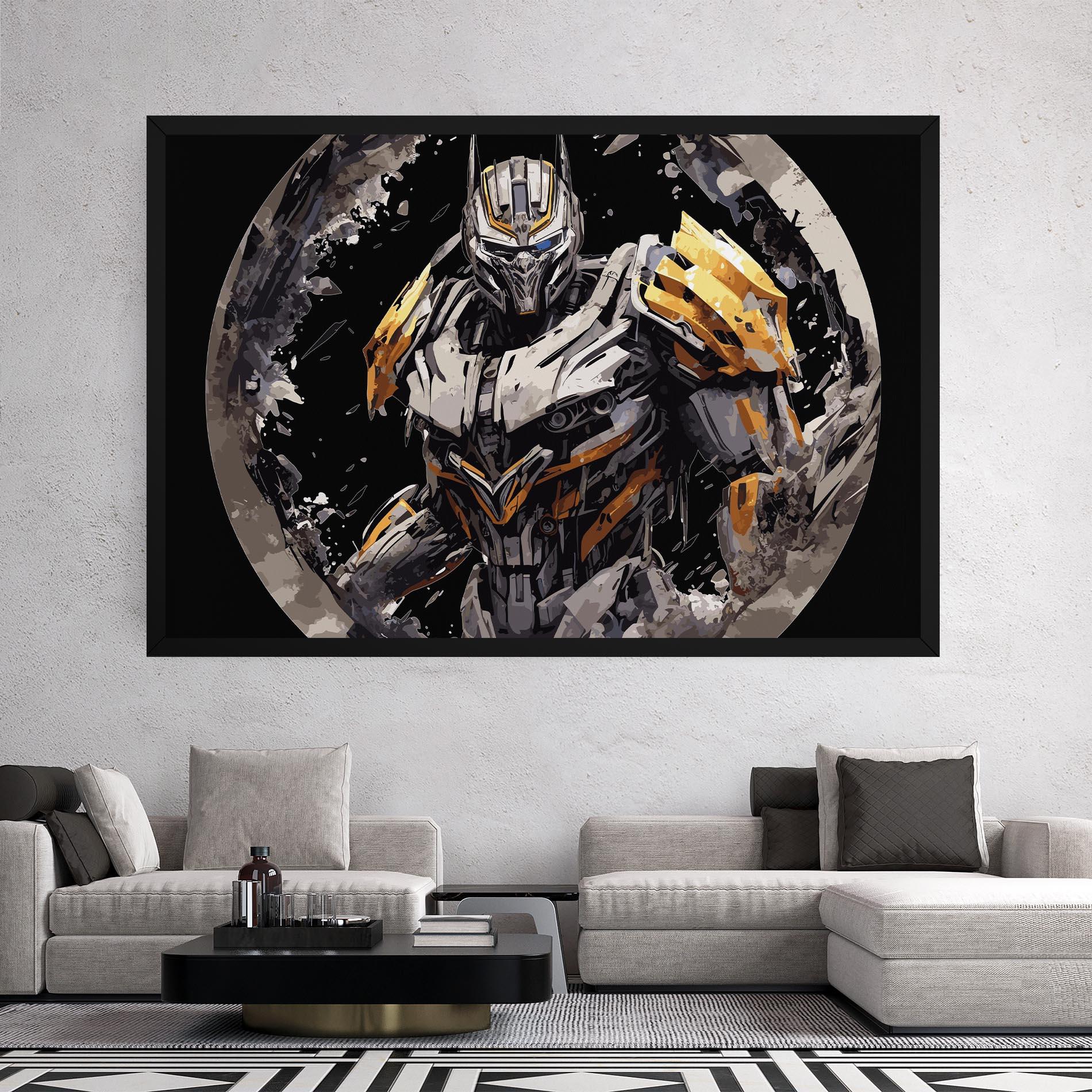 Vászonkép Grey Transformers mockup 2