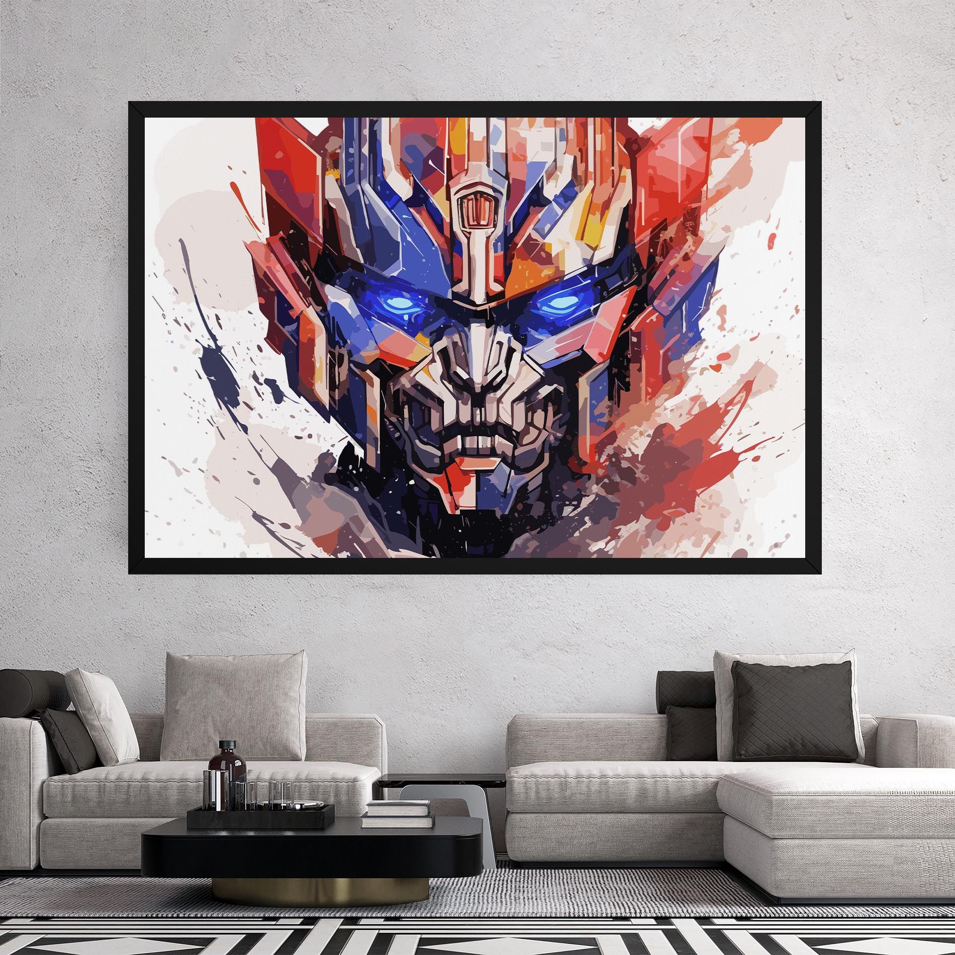 Optimus Prime Art mockup 2