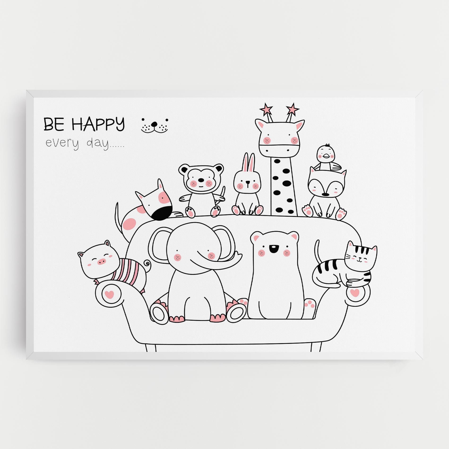 Be Happy Animals mockup 0