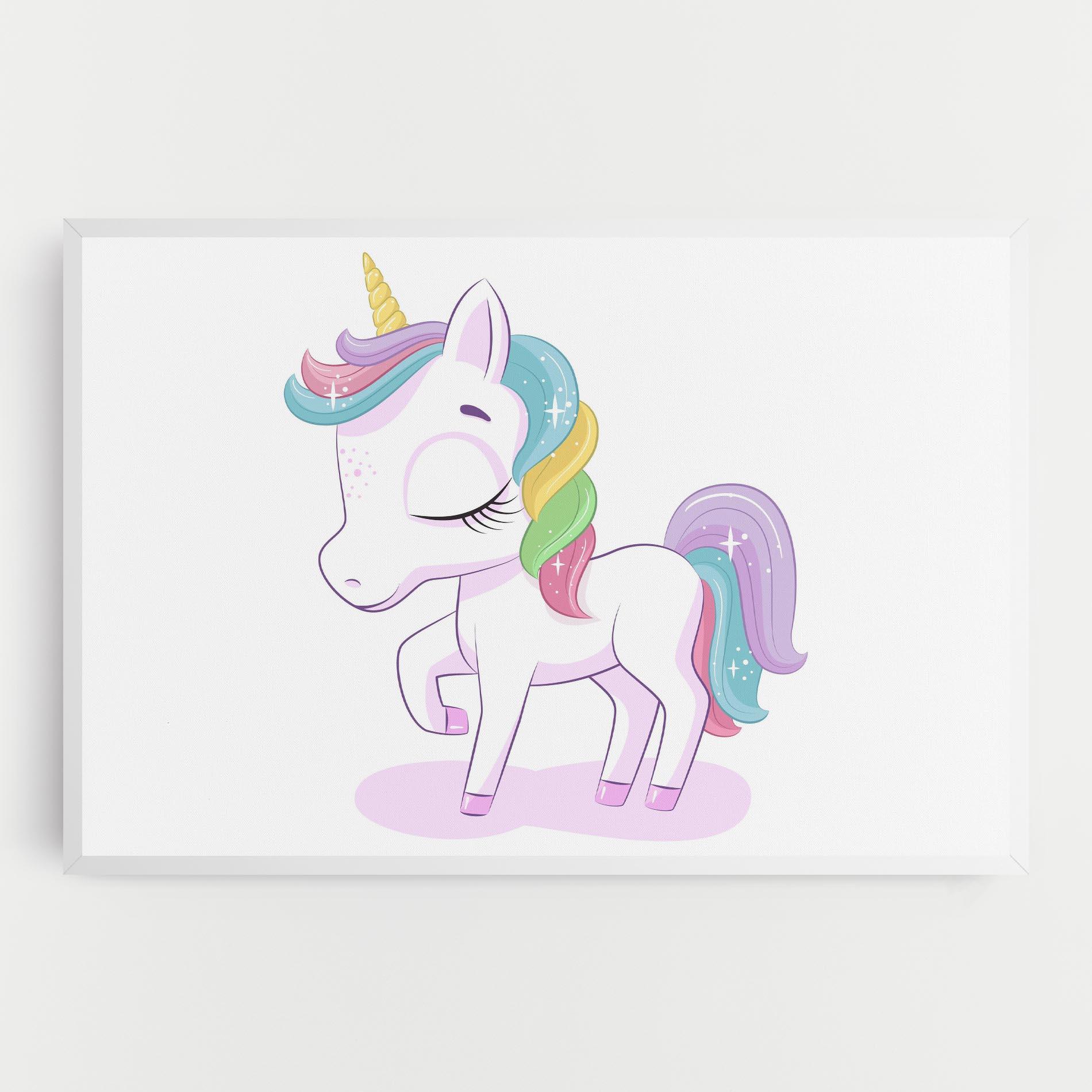 Vászonkép Unicorn mockup 0