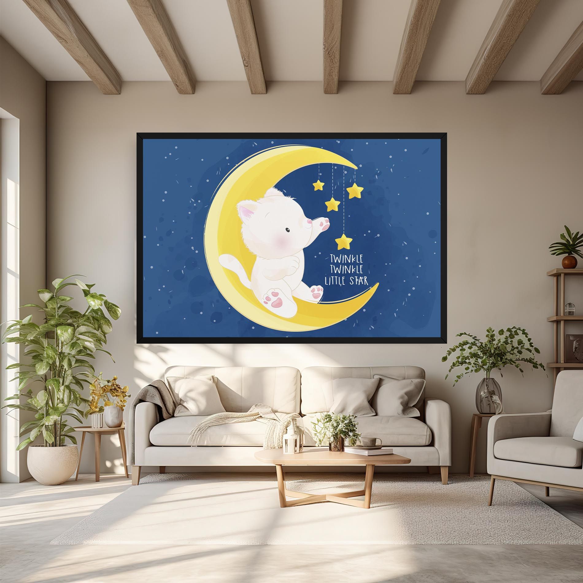Cat Moon Star mockup 6