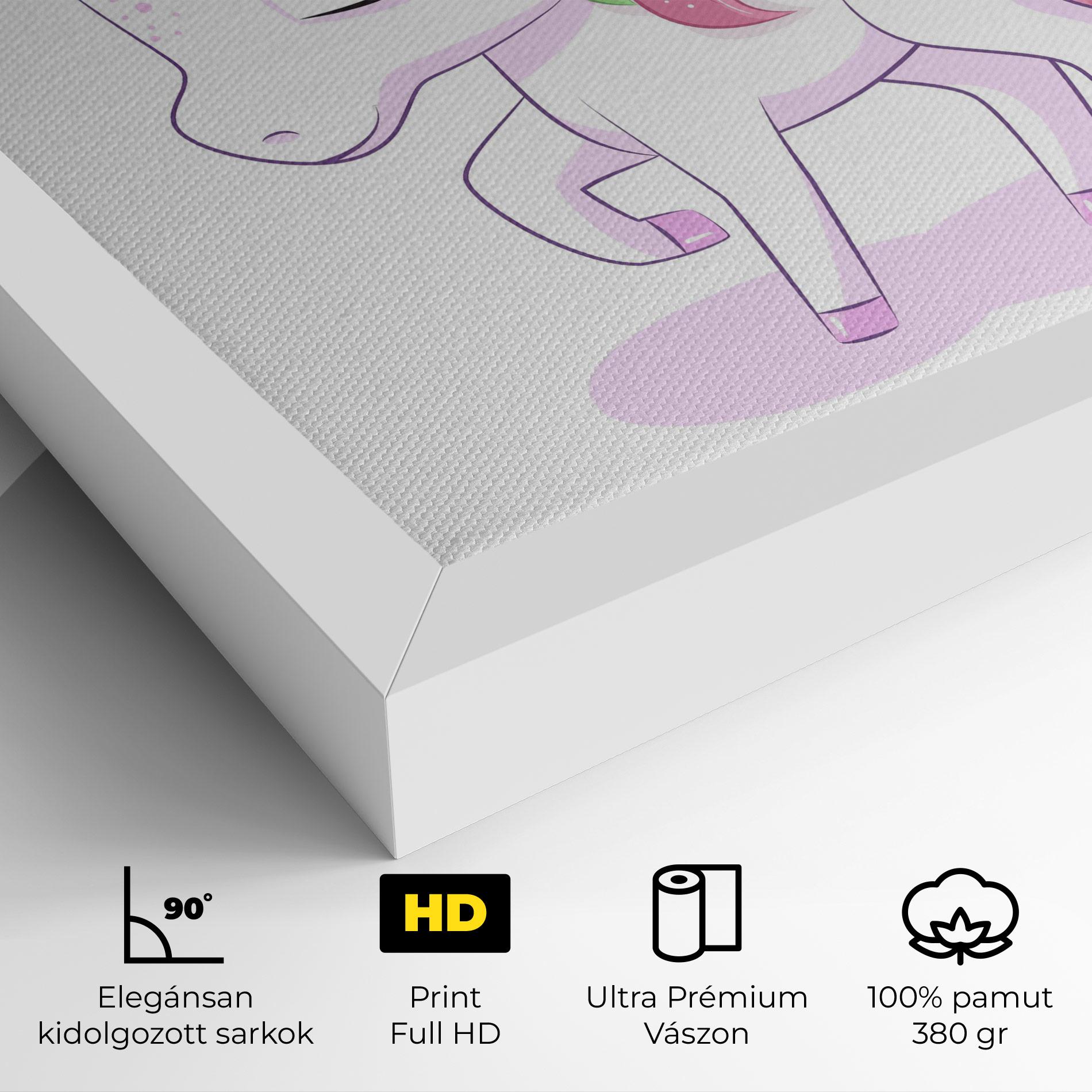 Vászonkép Unicorn mockup 4