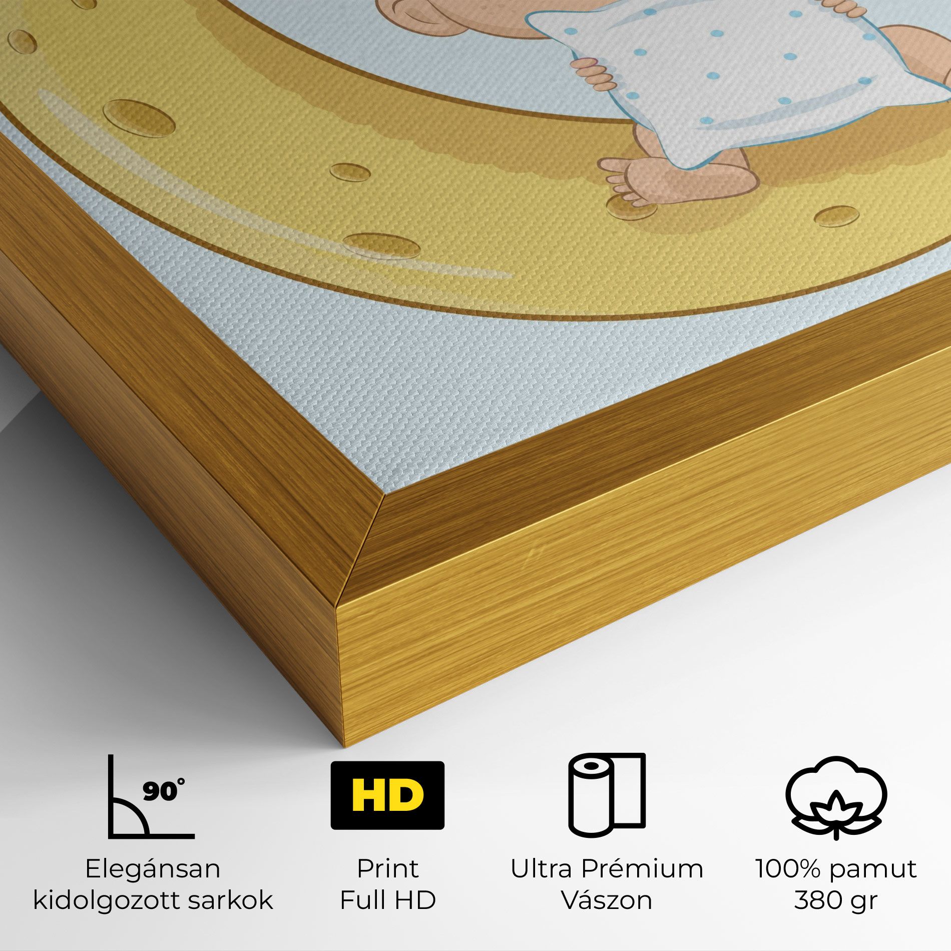 Baby On Moon mockup 4