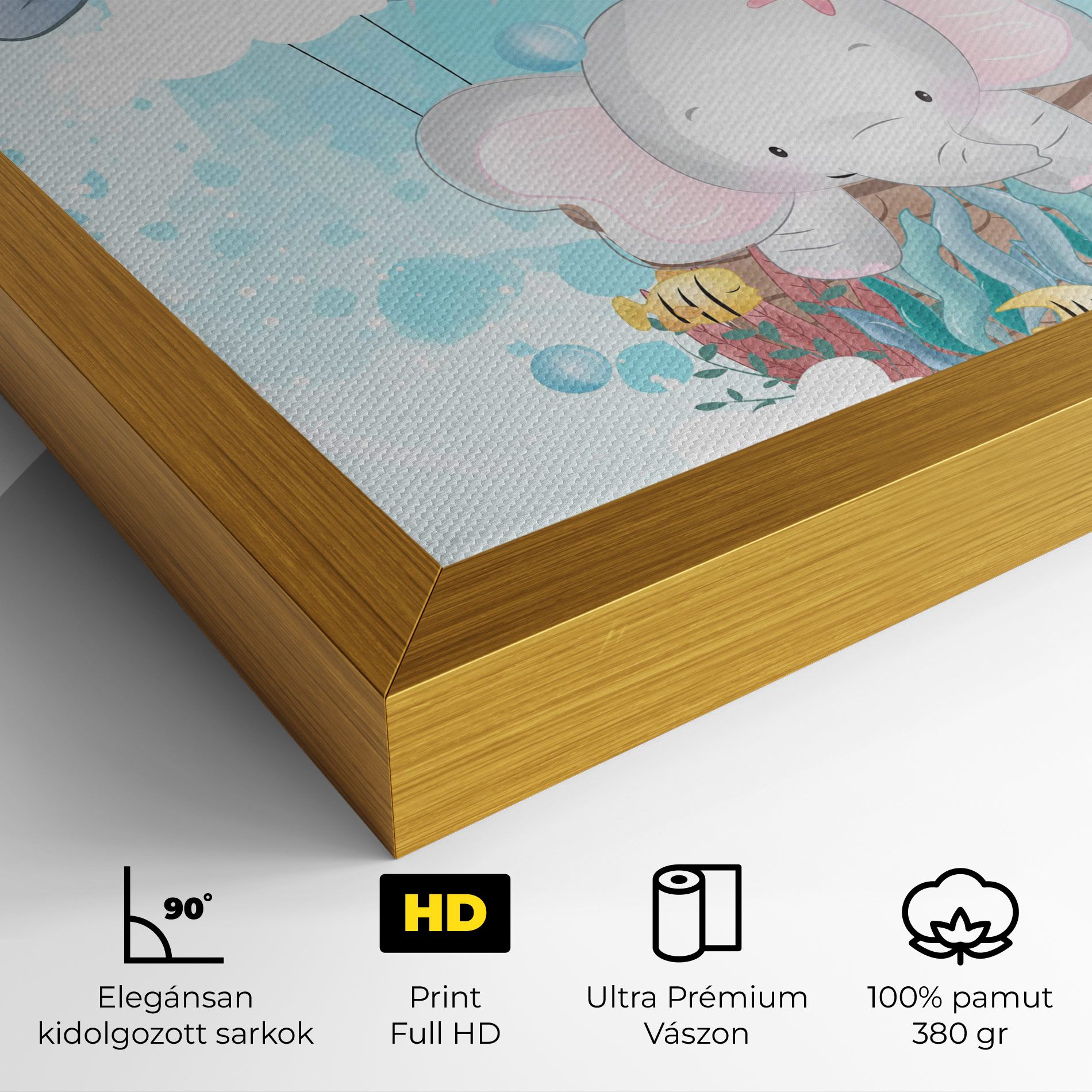 Swiming Elephant mockup 4