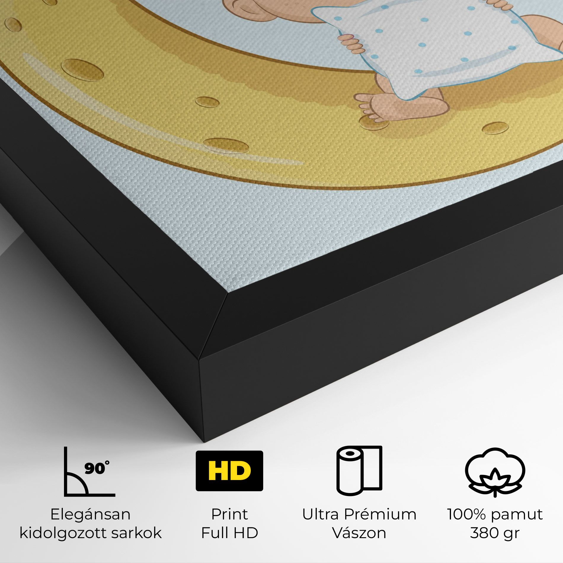 Baby On Moon mockup 4