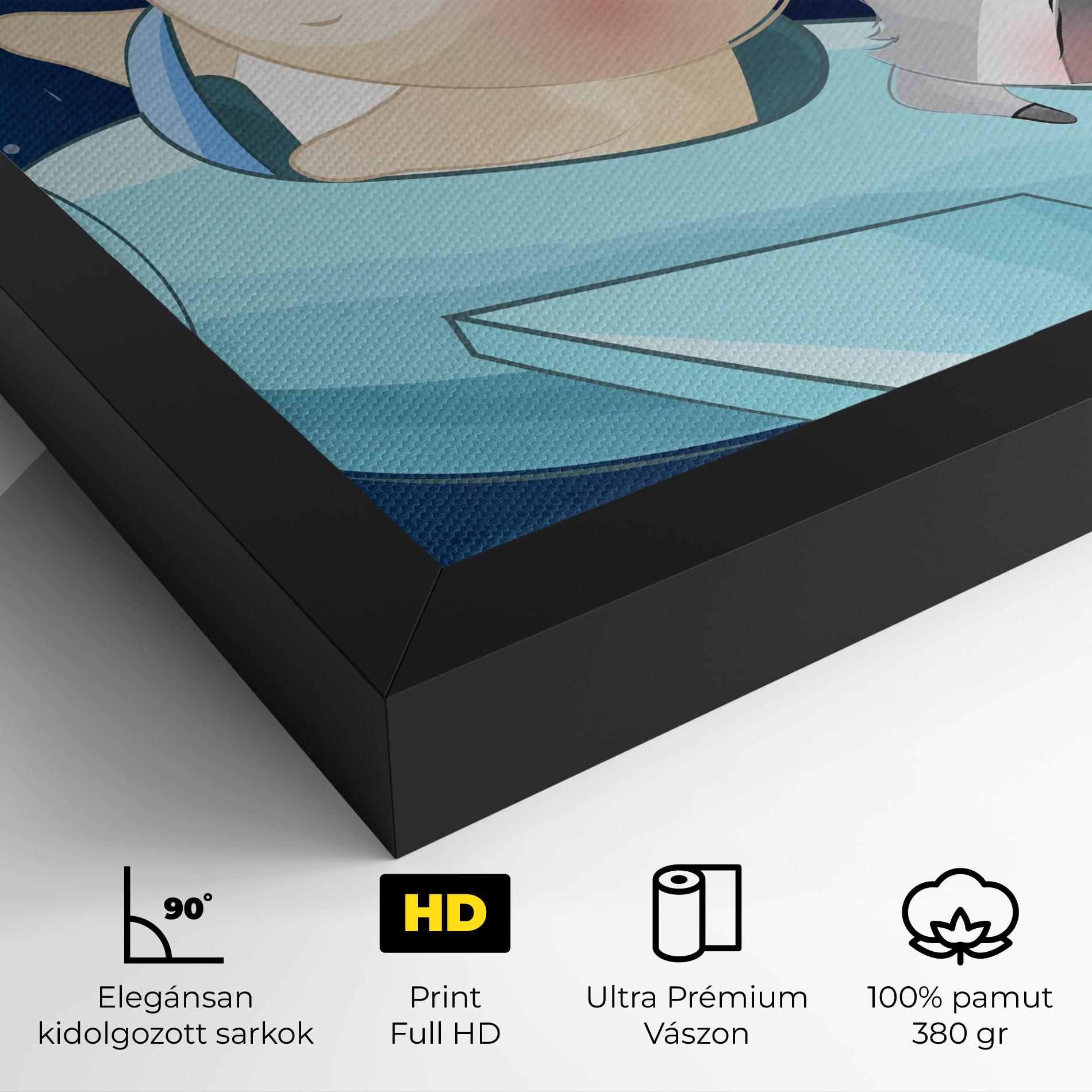 Vászonkép Bear Flying Star mockup 4