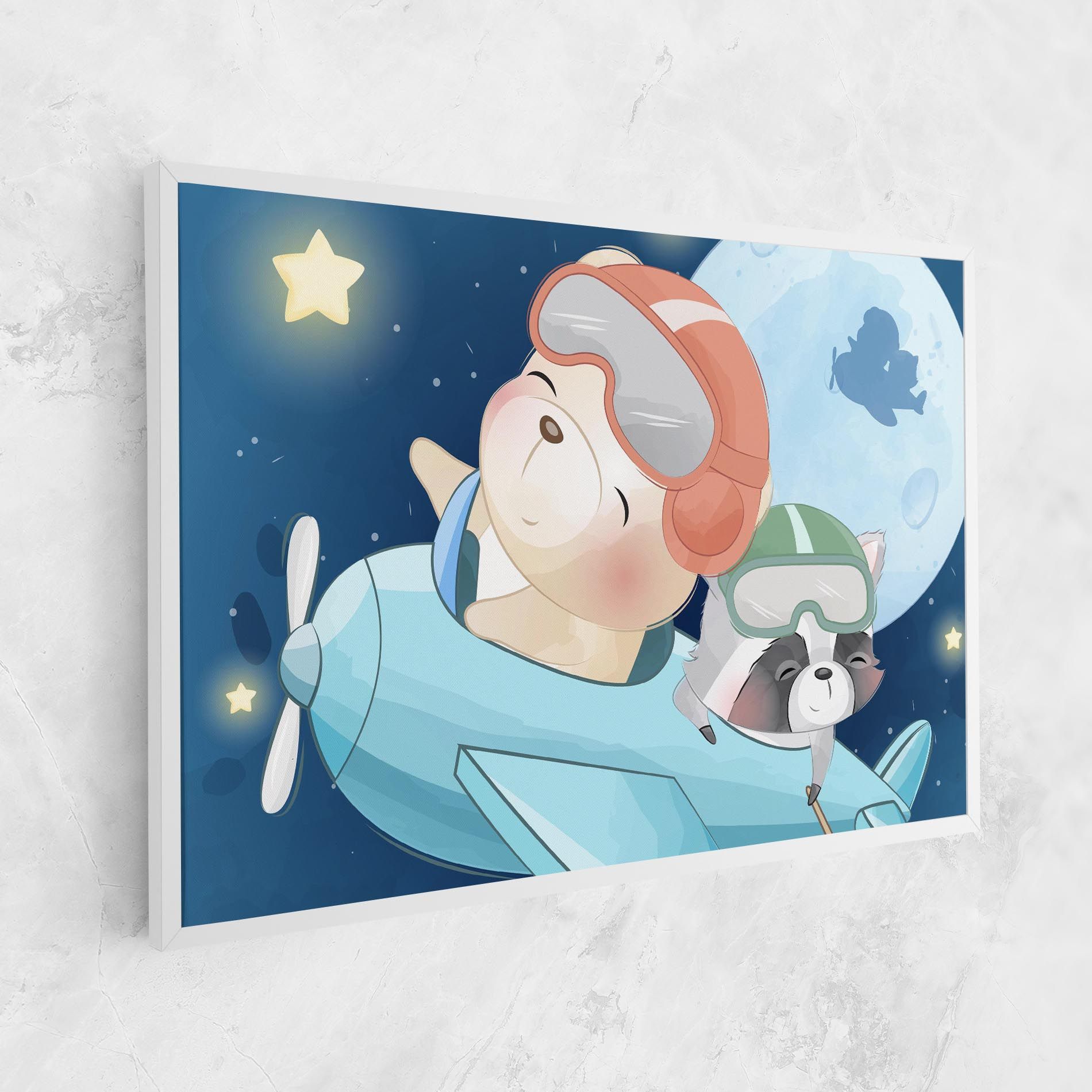 Bear Flying Star mockup 1