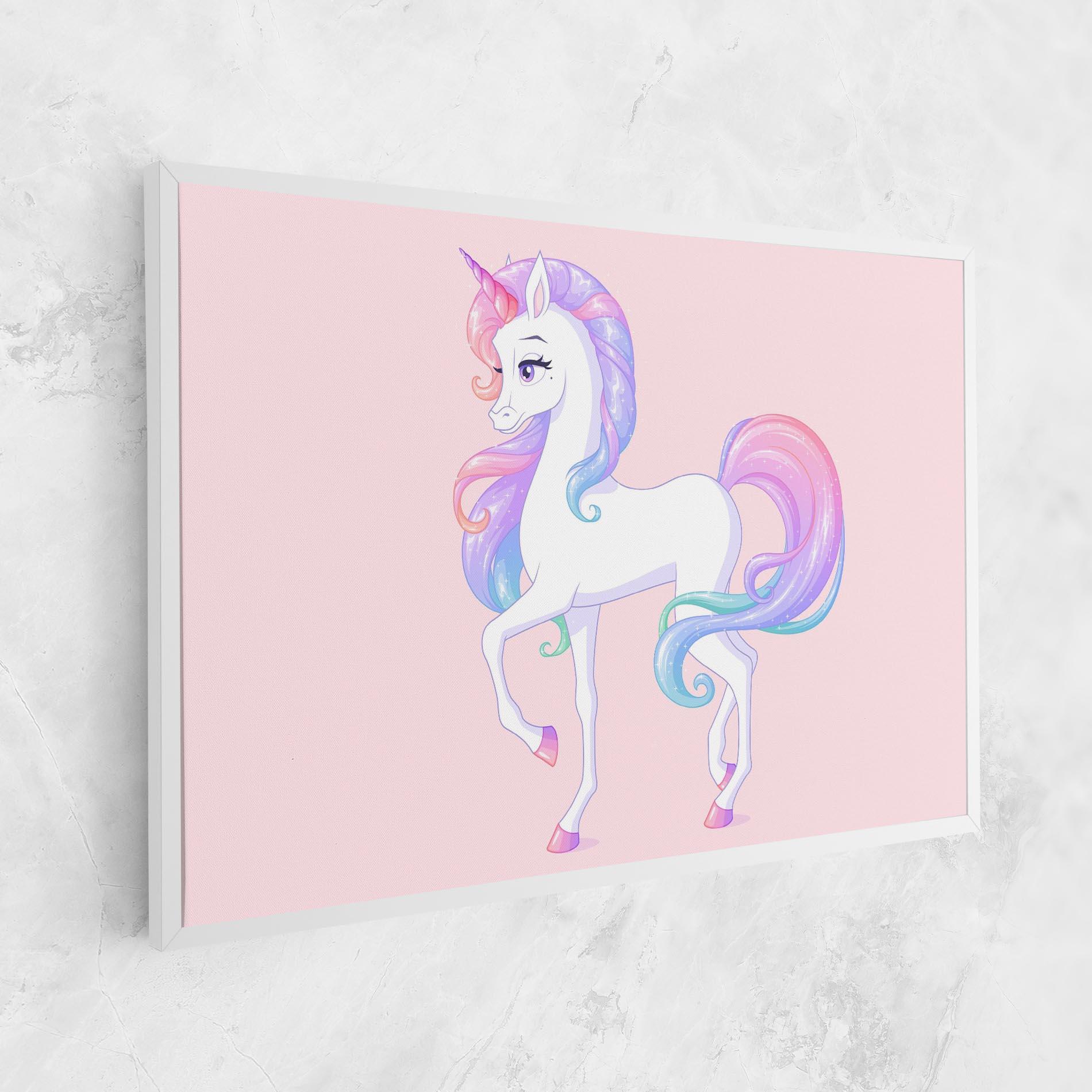 Vászonkép Beautiful Unicorn mockup 1