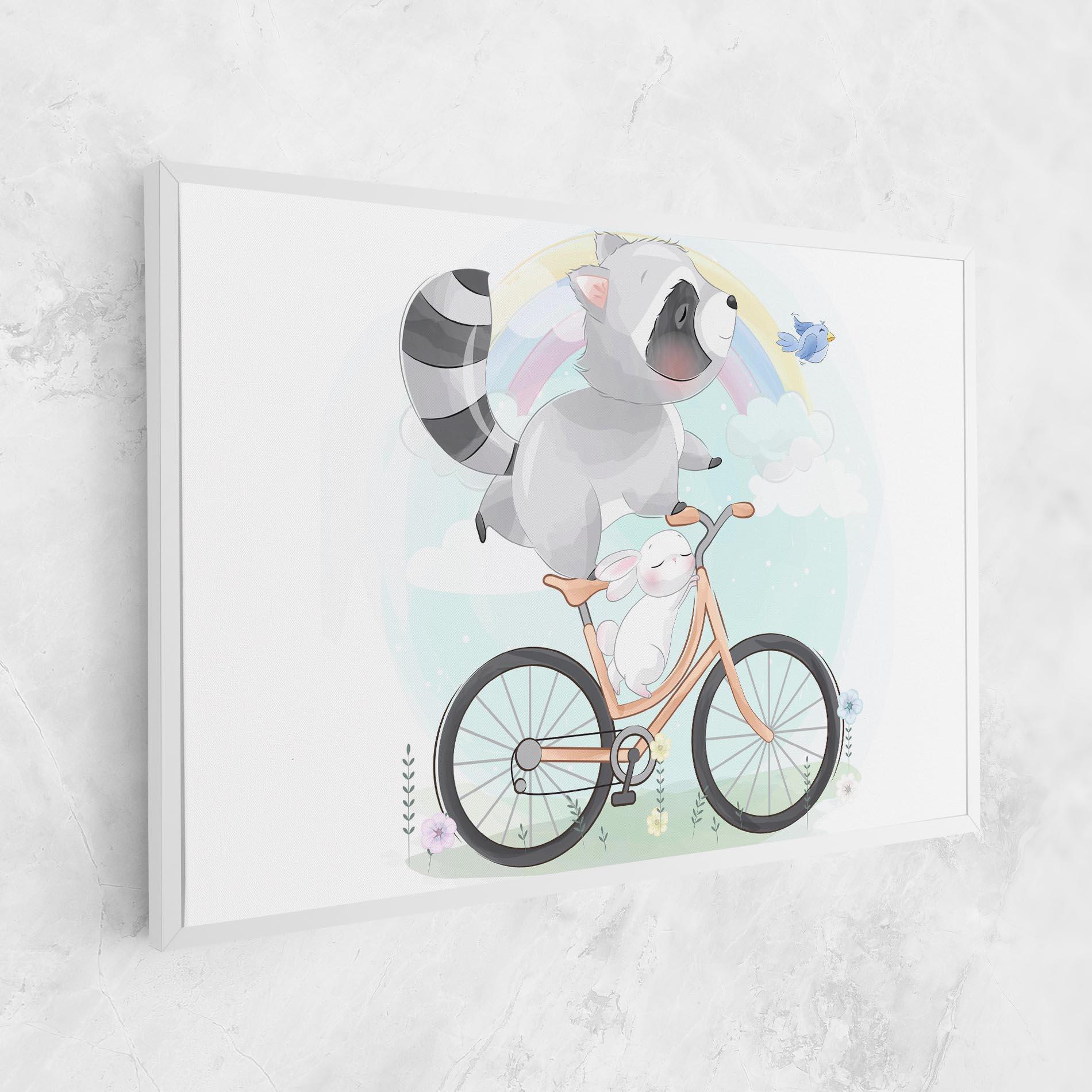 Vászonkép Bike Ride Animal mockup 1