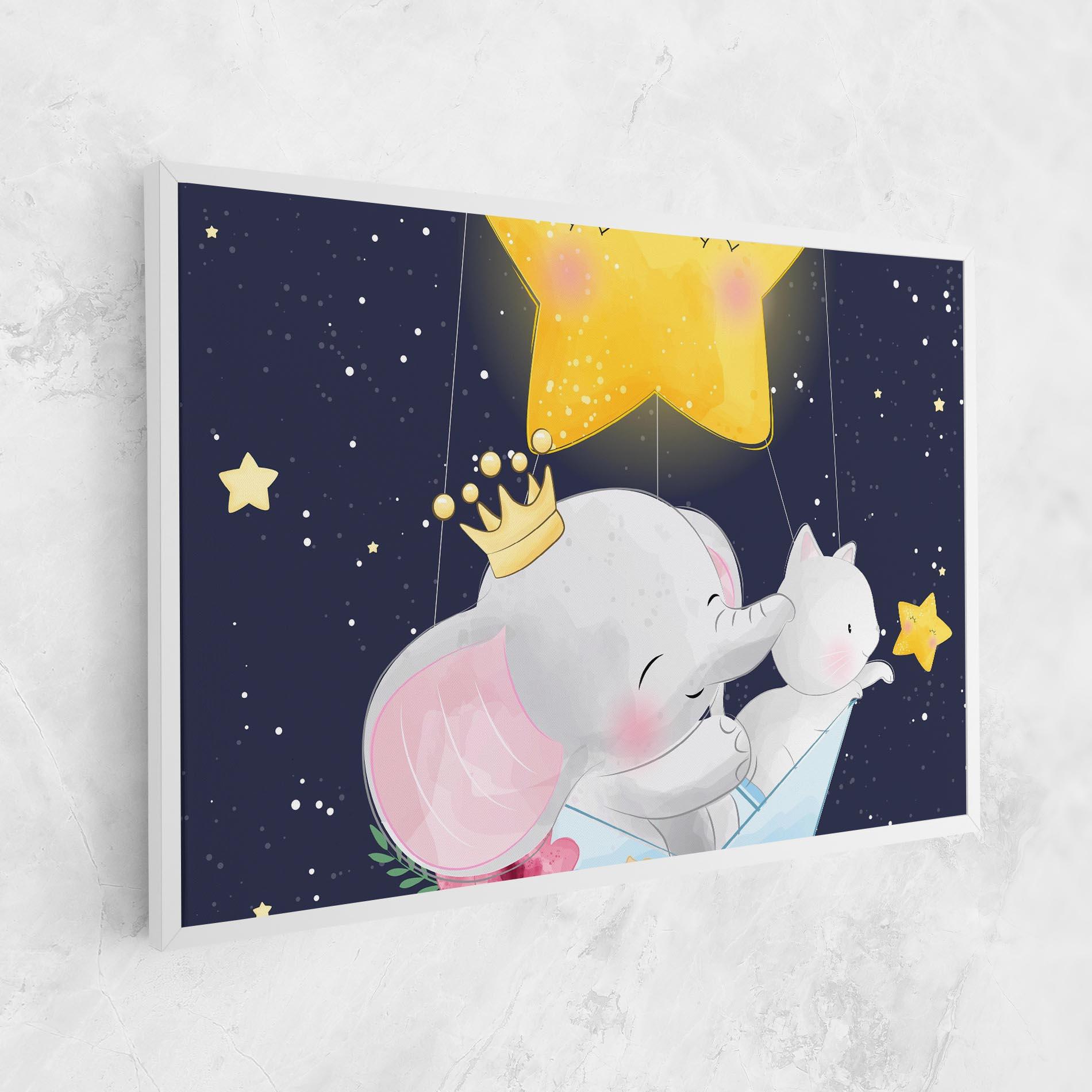 Vászonkép Elephant Cat mockup 1