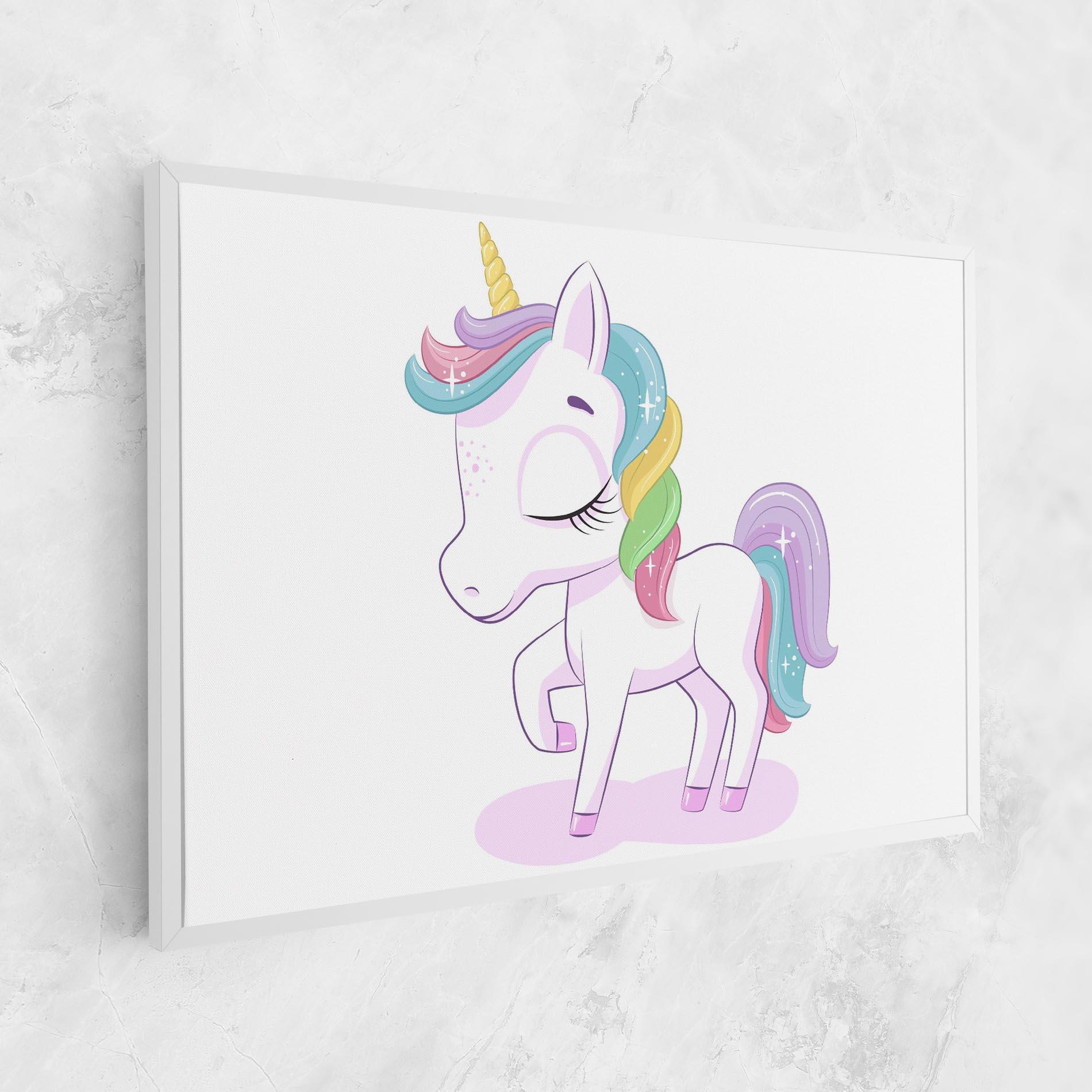 Vászonkép Unicorn mockup 1